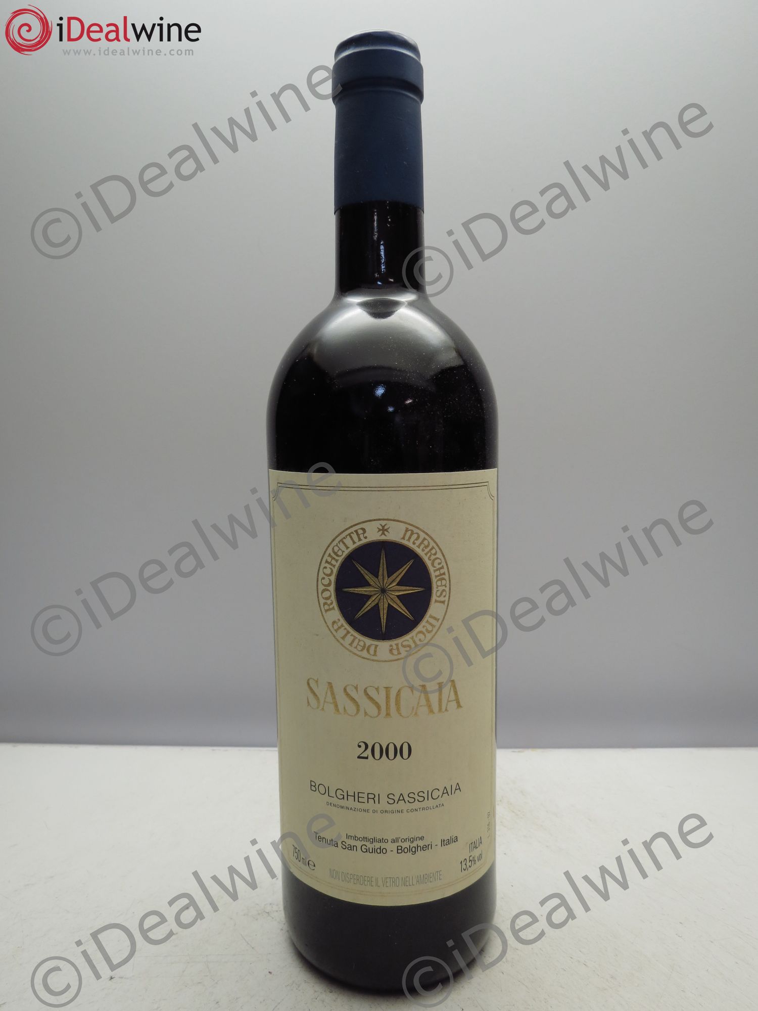 Bolgheri DOC Sassicaia Tenuta San Guido 2000 - Lot de 1 bouteille - 0