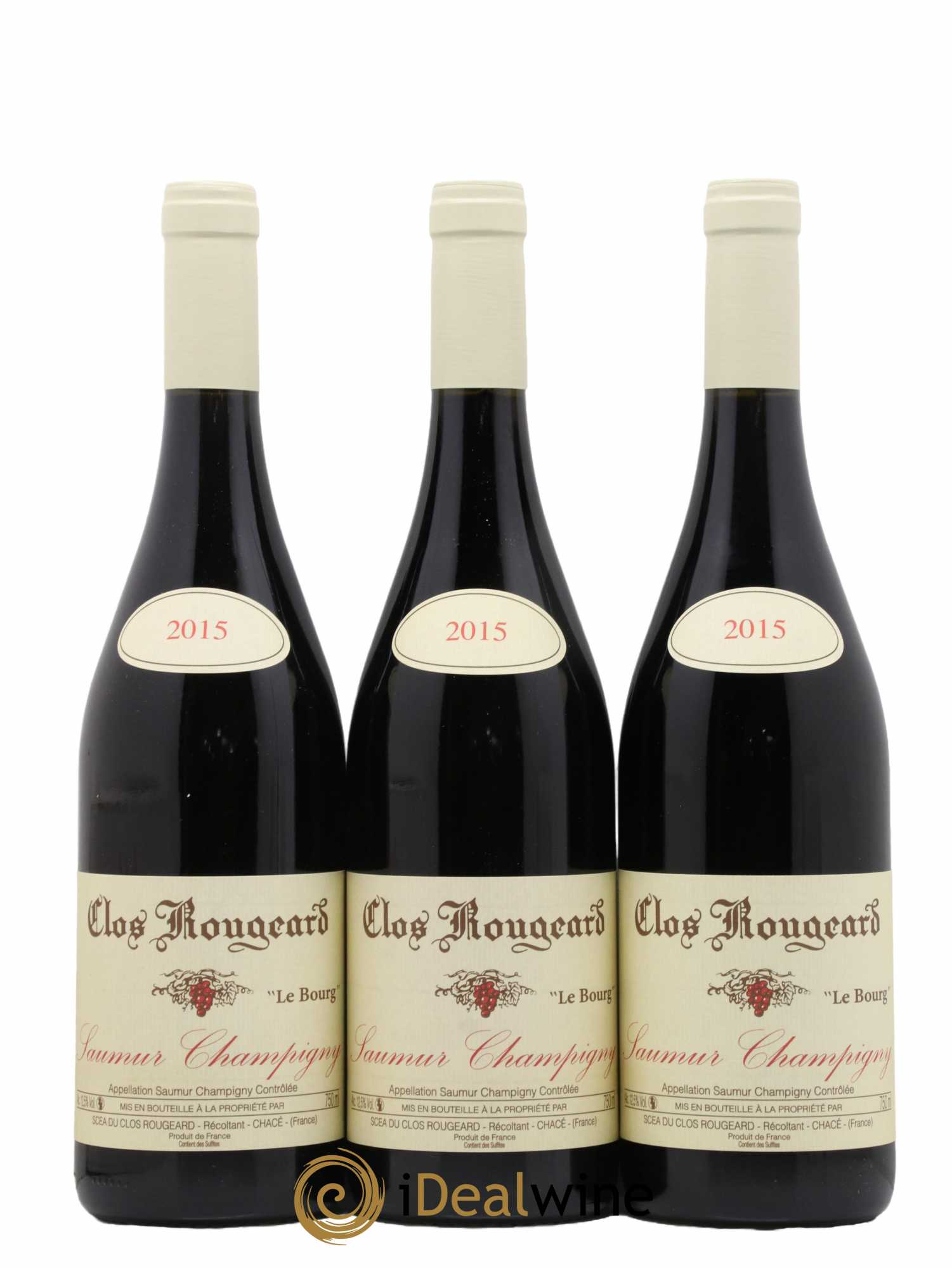 Saumur-Champigny Le Bourg Clos Rougeard 2015 - Lot de 3 bouteilles - 0