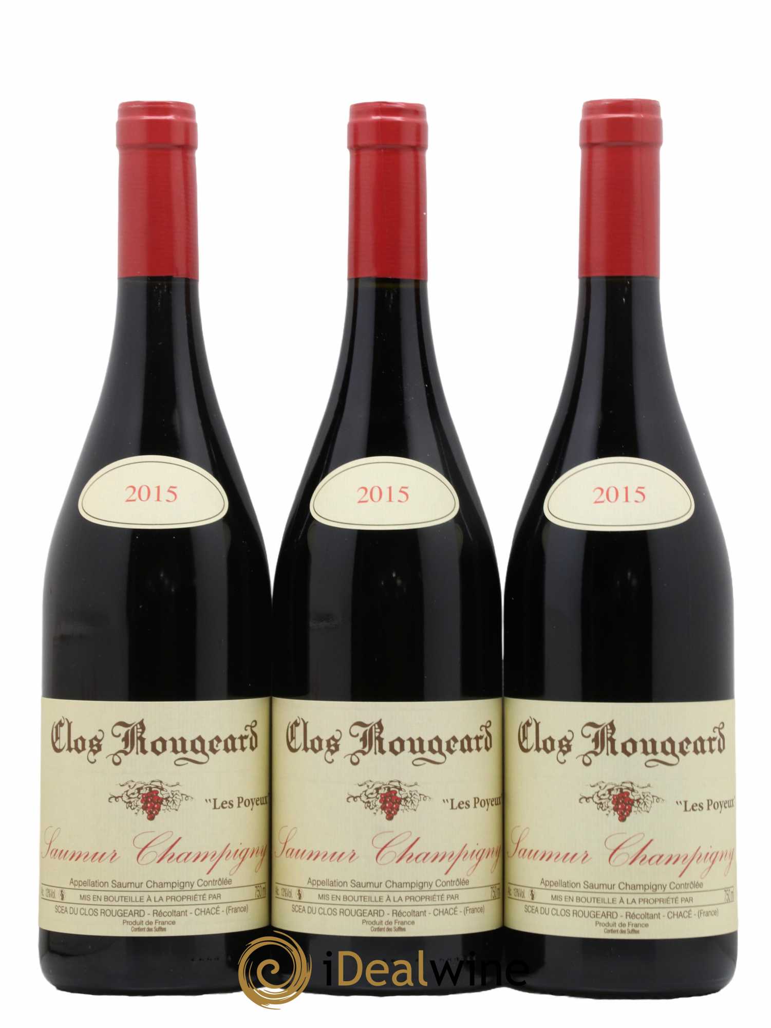 Saumur-Champigny Les Poyeux Clos Rougeard 2015 - Lot de 3 bouteilles - 0