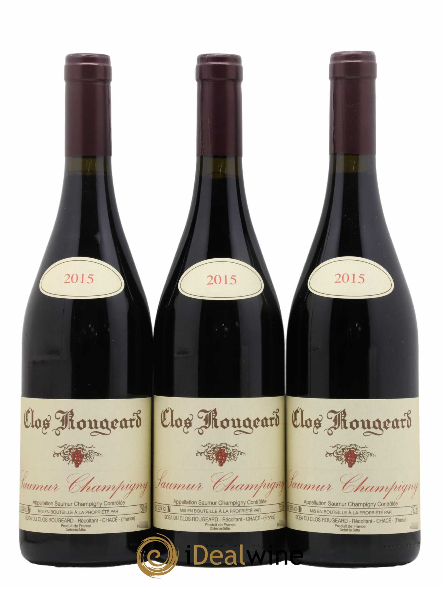 Saumur-Champigny Clos Rougeard 2015 - Posten von 3 Flaschen - 0