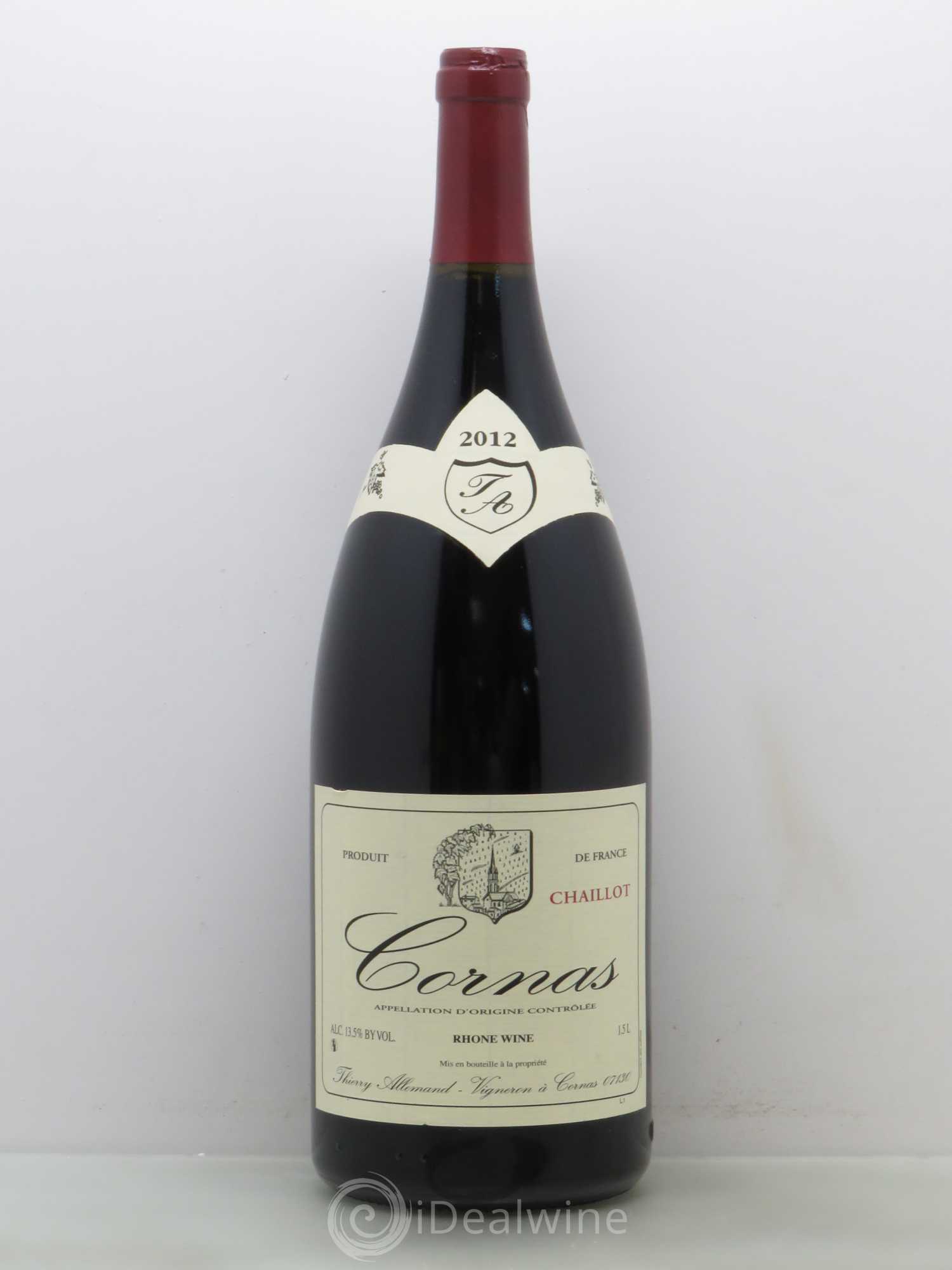 Cornas Chaillot Thierry Allemand 2012 - Lot de 1 magnum - 0