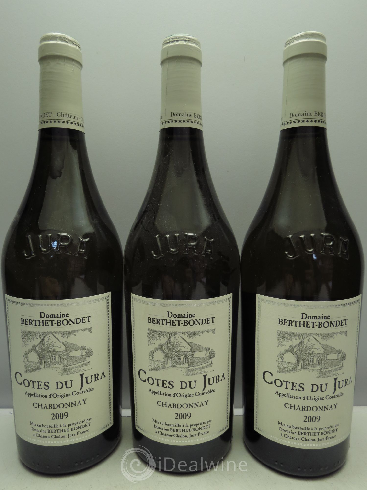 Côtes du Jura Chardonnay Berthet-Bondet 2009 - Posten von 3 Flaschen - 0