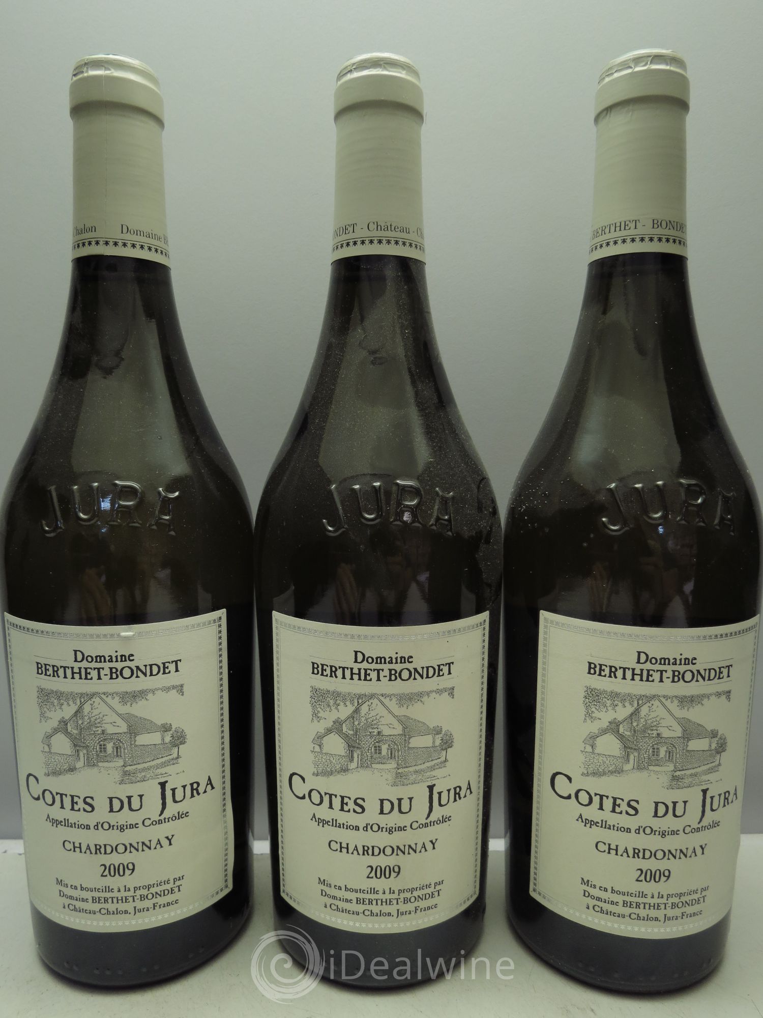 Côtes du Jura Chardonnay Berthet-Bondet 2009 - Posten von 3 Flaschen - 0
