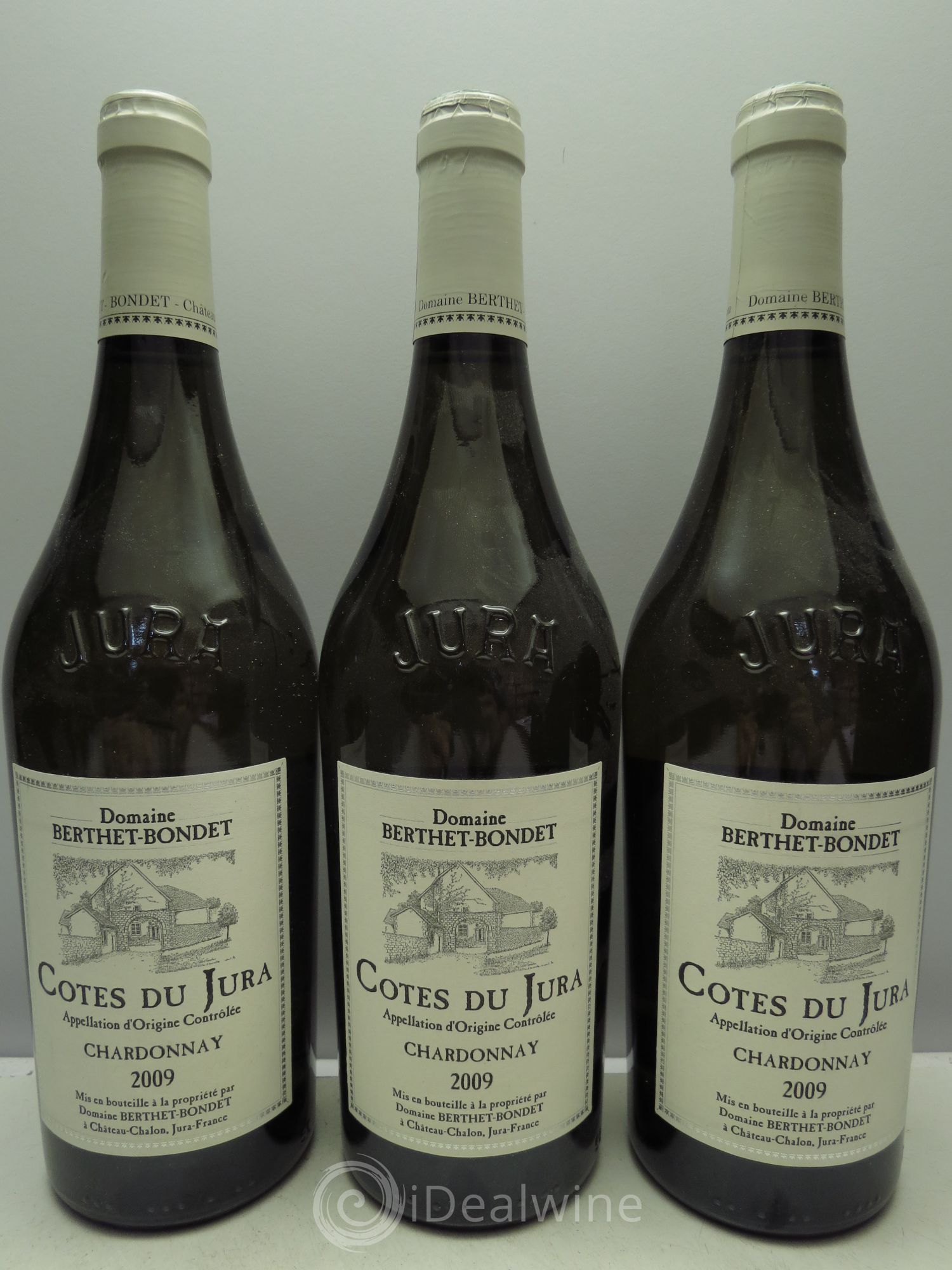 Côtes du Jura Chardonnay Berthet-Bondet 2009 - Posten von 3 Flaschen - 0