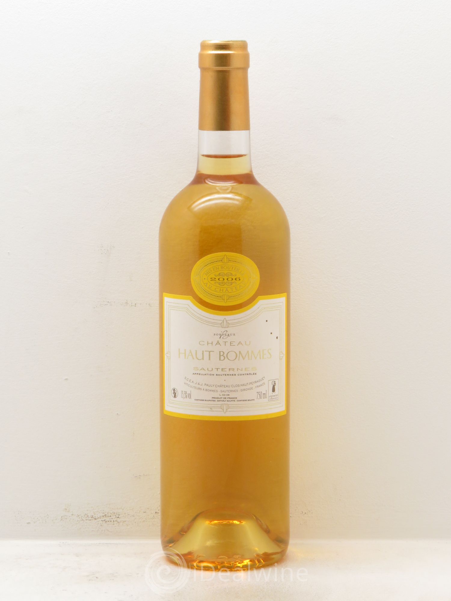 Sauternes Château Haut Bommes 2006 - Lotto di 6 bottiglie - 0