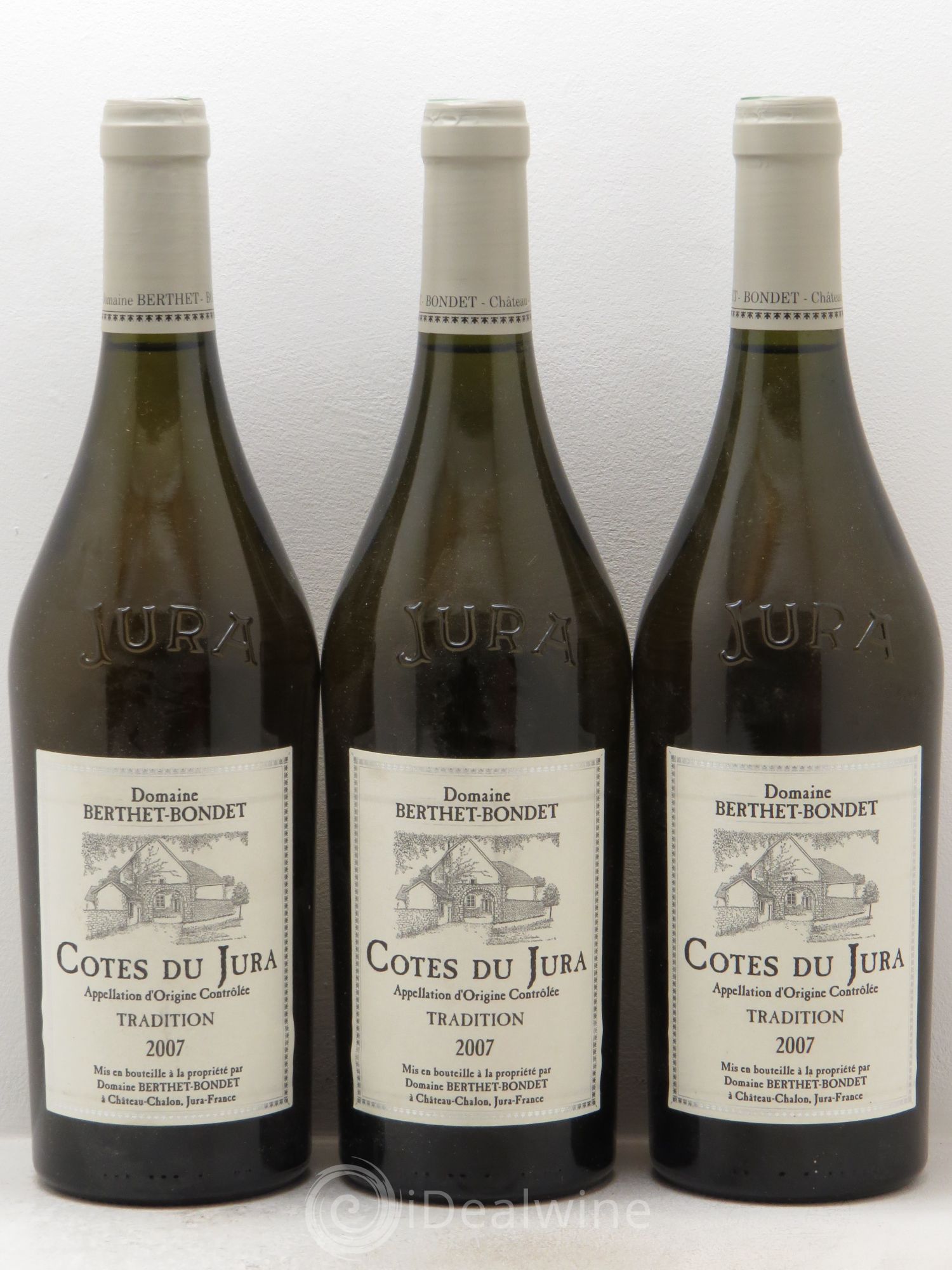 Côtes du Jura Tradition Berthet Bondet 2007 - Posten von 3 Flaschen - 0