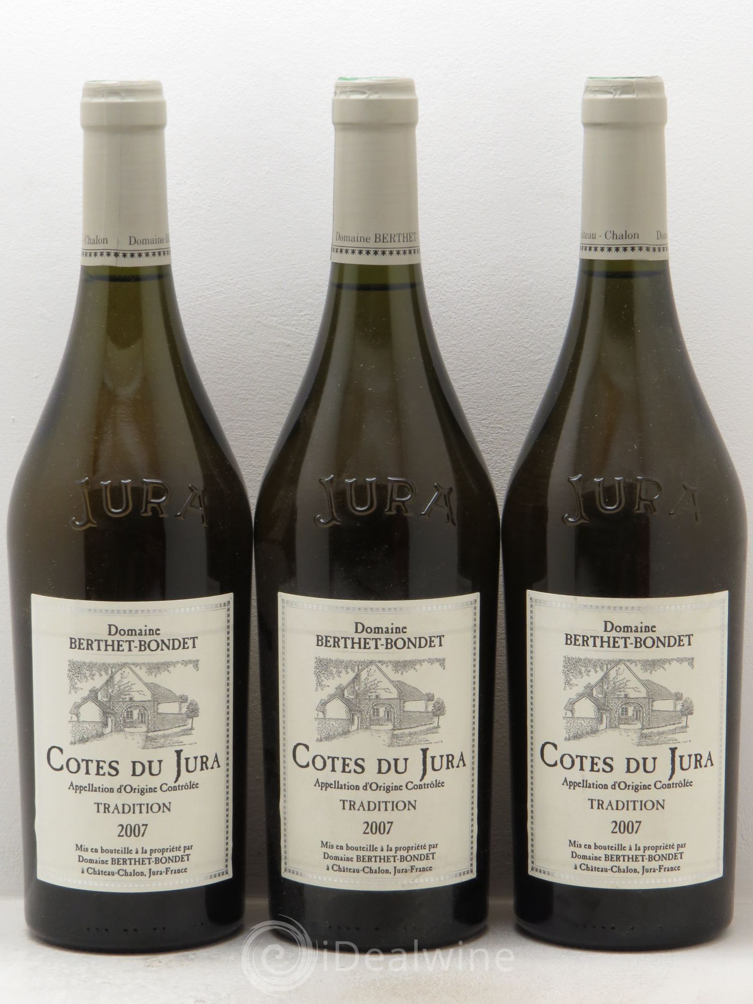 Côtes du Jura Tradition Berthet Bondet 2007 - Posten von 3 Flaschen - 0