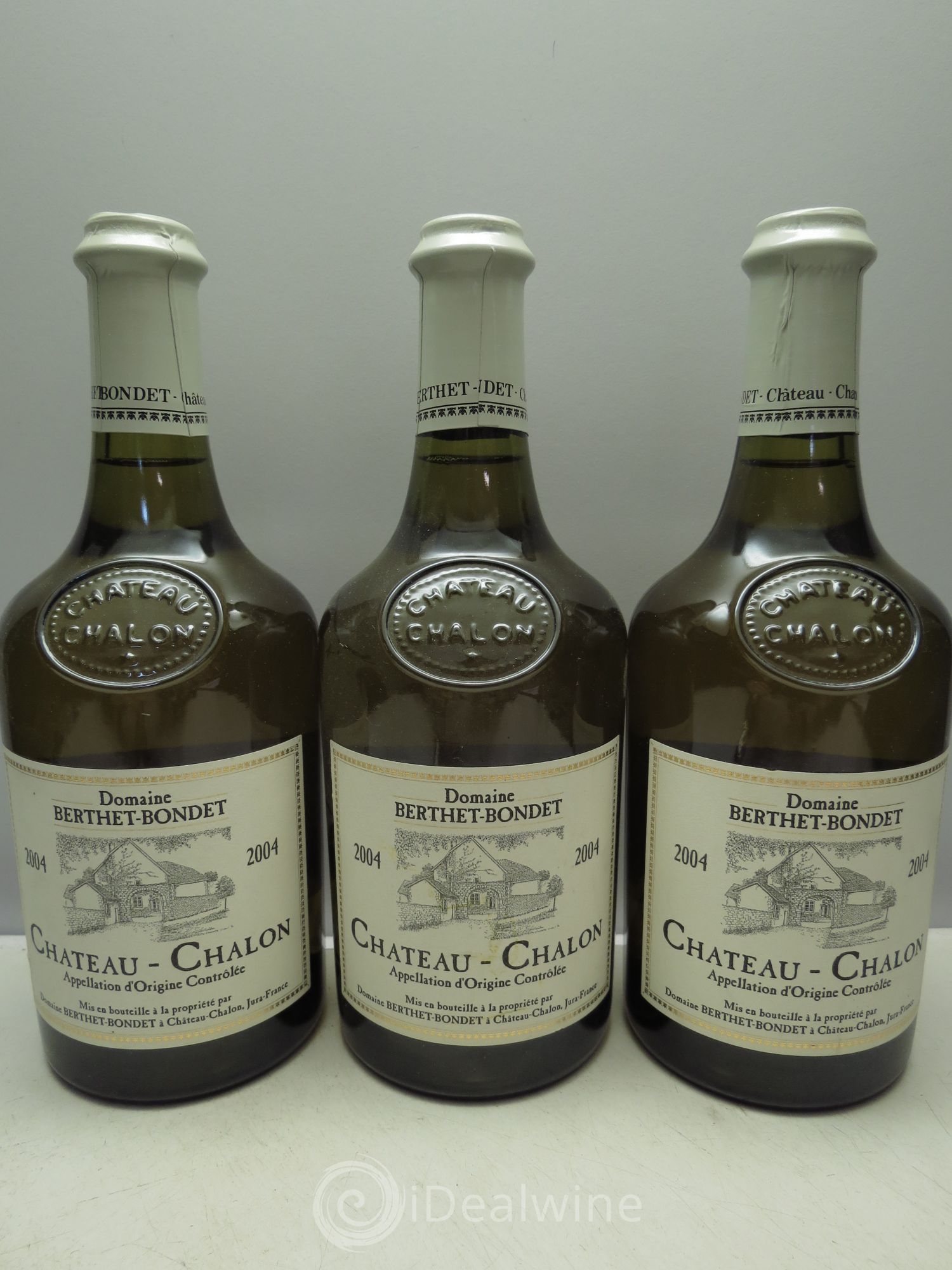 Château-Chalon Berthet-Bondet (62cl) 2004 - Lot de 3 bouteilles - 0