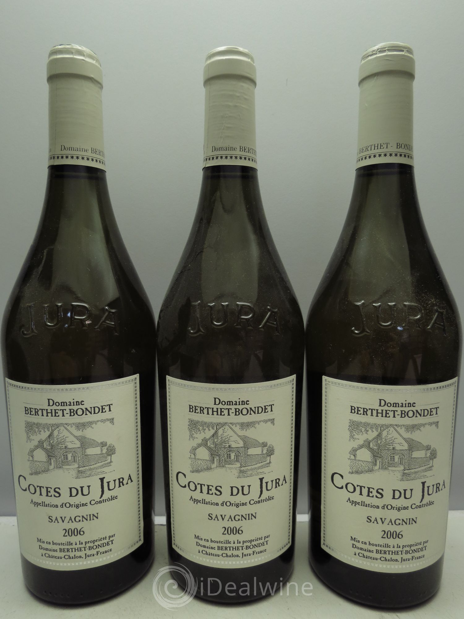 Côtes du Jura Savagnin Berthet Bondet 2006 - Posten von 3 Flaschen - 0
