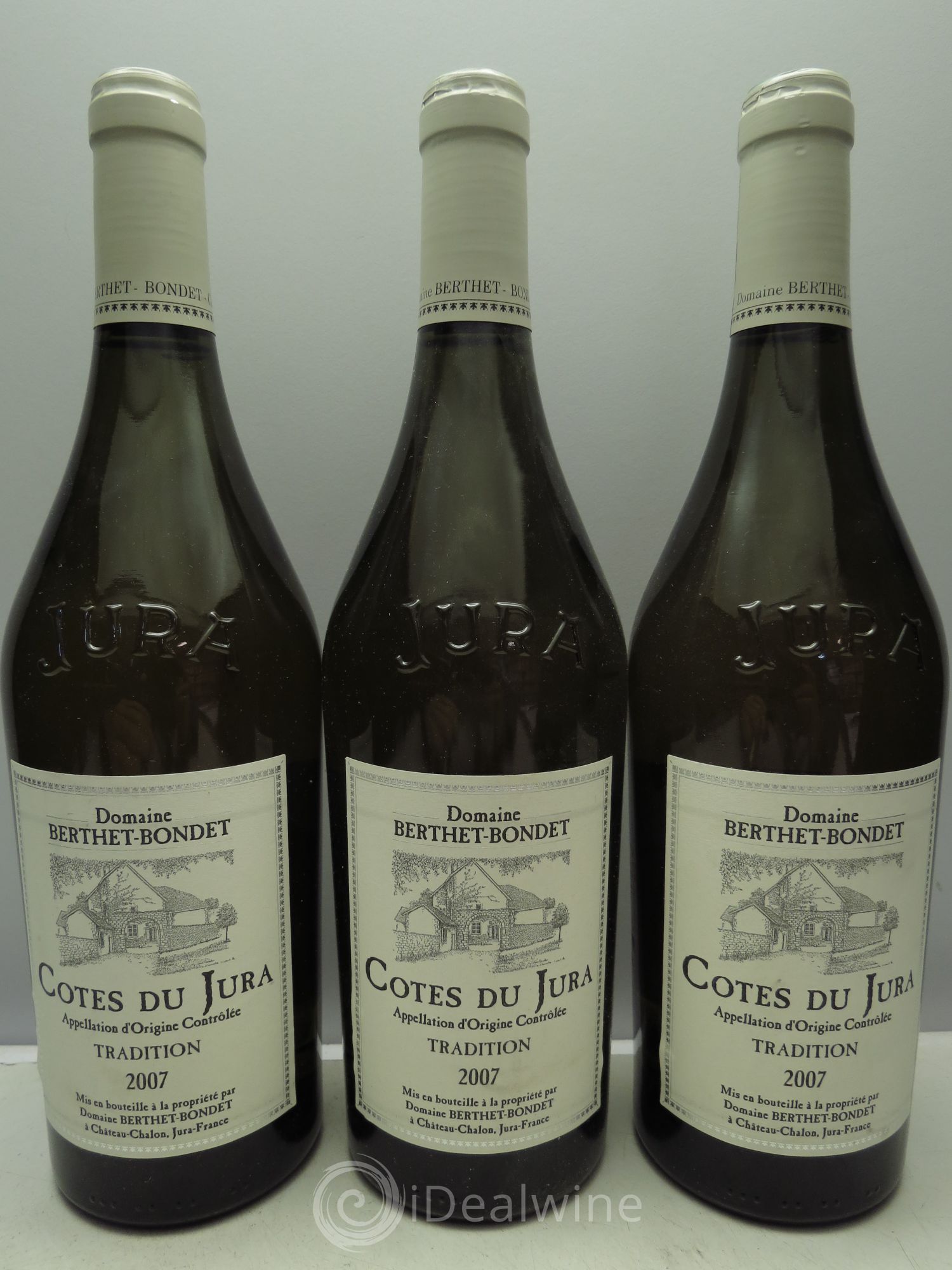 Côtes du Jura Tradition Berthet-Bondet 2007 - Posten von 3 Flaschen - 0