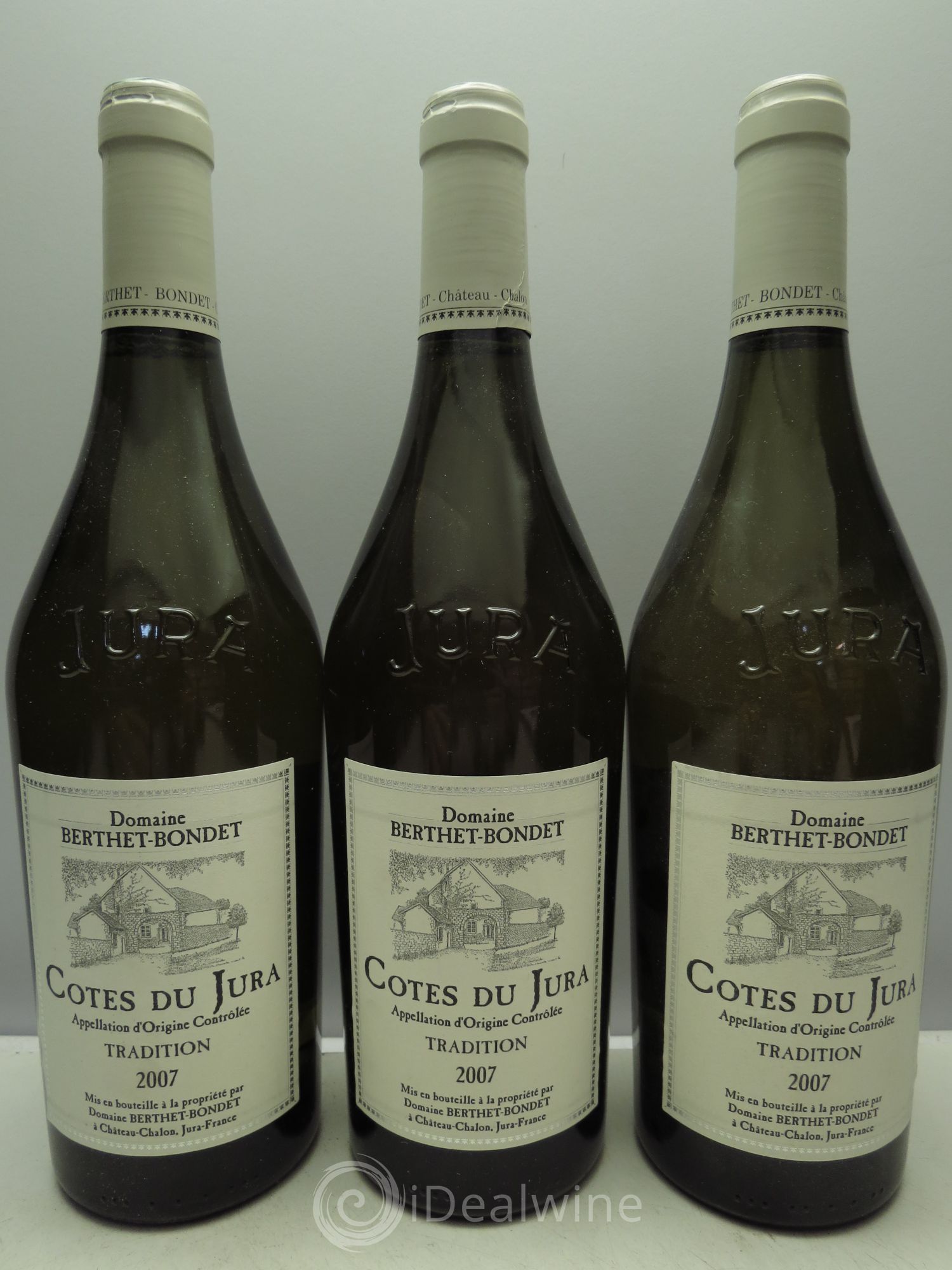 Côtes du Jura Tradition Berthet-Bondet 2007 - Posten von 3 Flaschen - 0