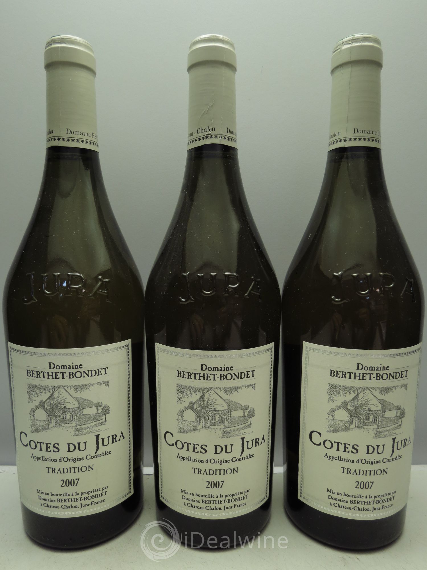 Côtes du Jura Tradition Berthet-Bondet 2007 - Posten von 3 Flaschen - 0