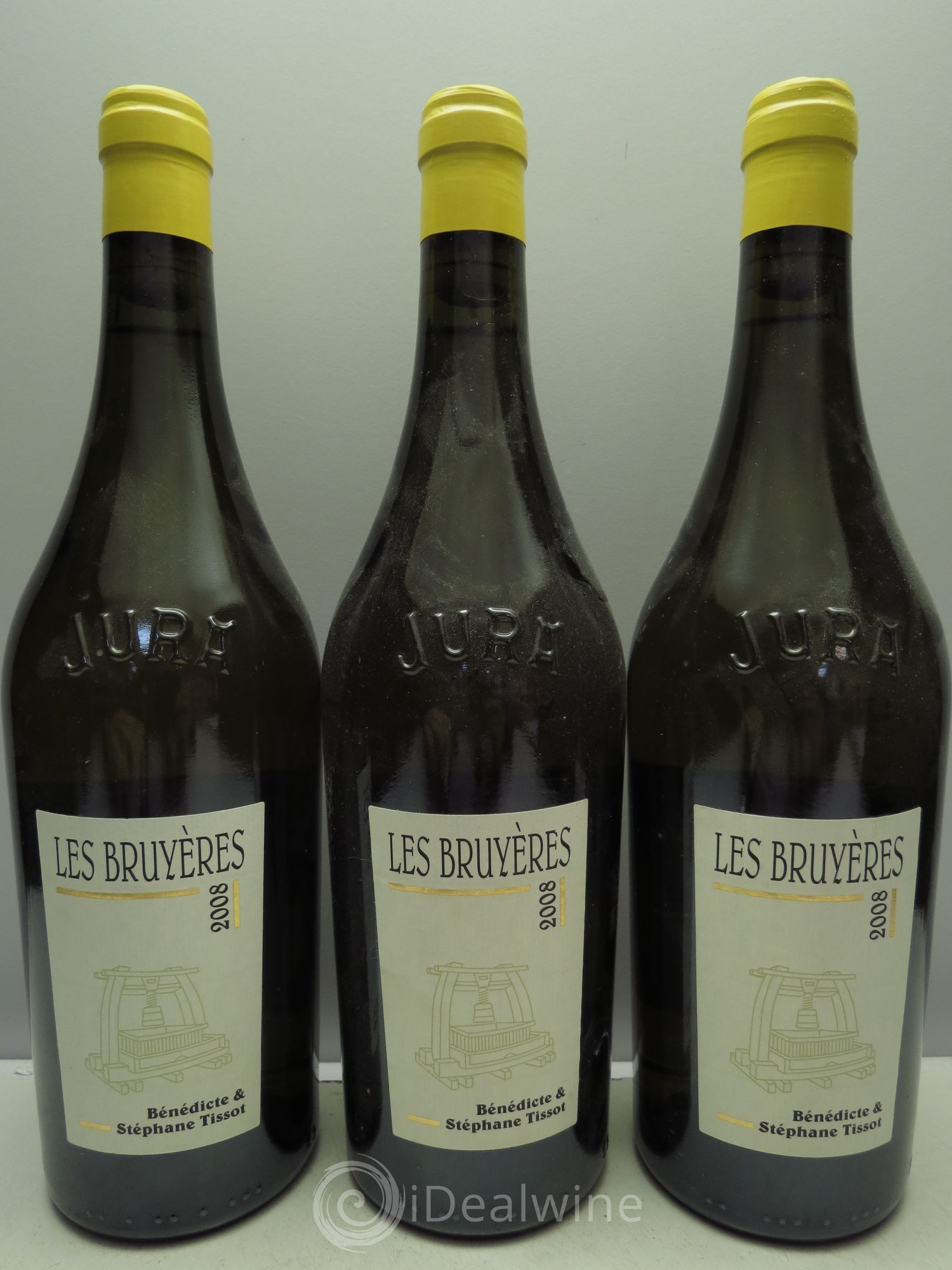 Arbois Chardonnay Les Bruyères A&M Tissot 2008 - Posten von 3 Flaschen - 0