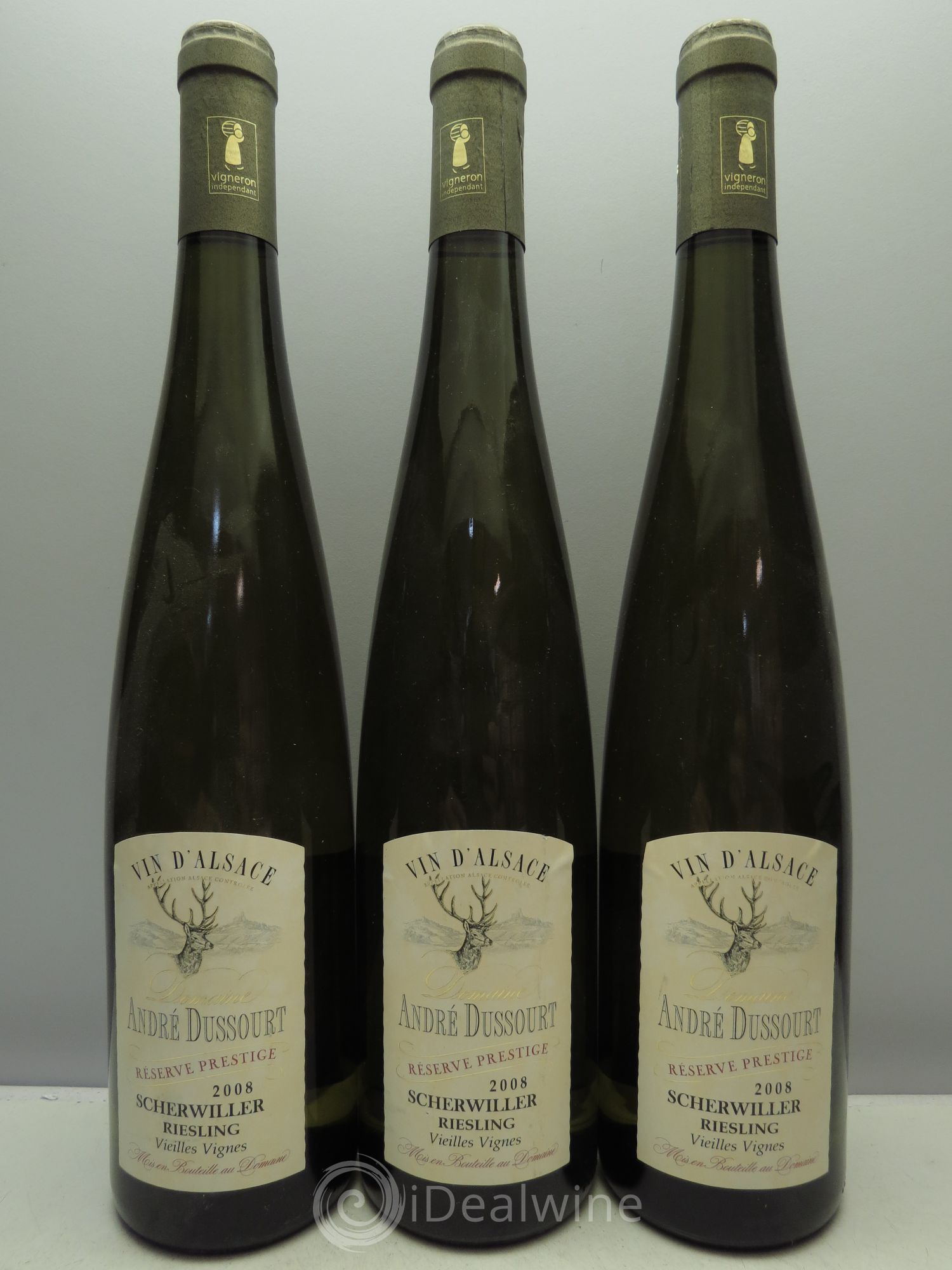 Riesling Scherwiller Vieilles Vignes André Dussourt 2008 - Posten von 3 Flaschen - 0