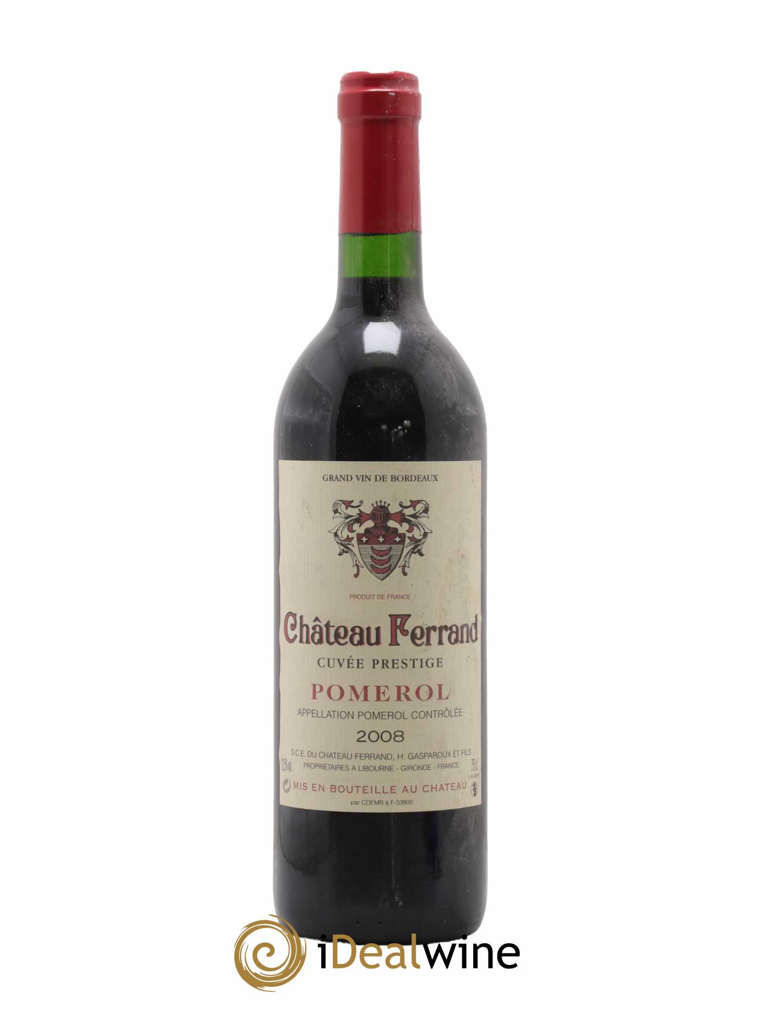 Château Ferrand Cuvée Prestige 2008 - Lot de 1 bouteille - 0