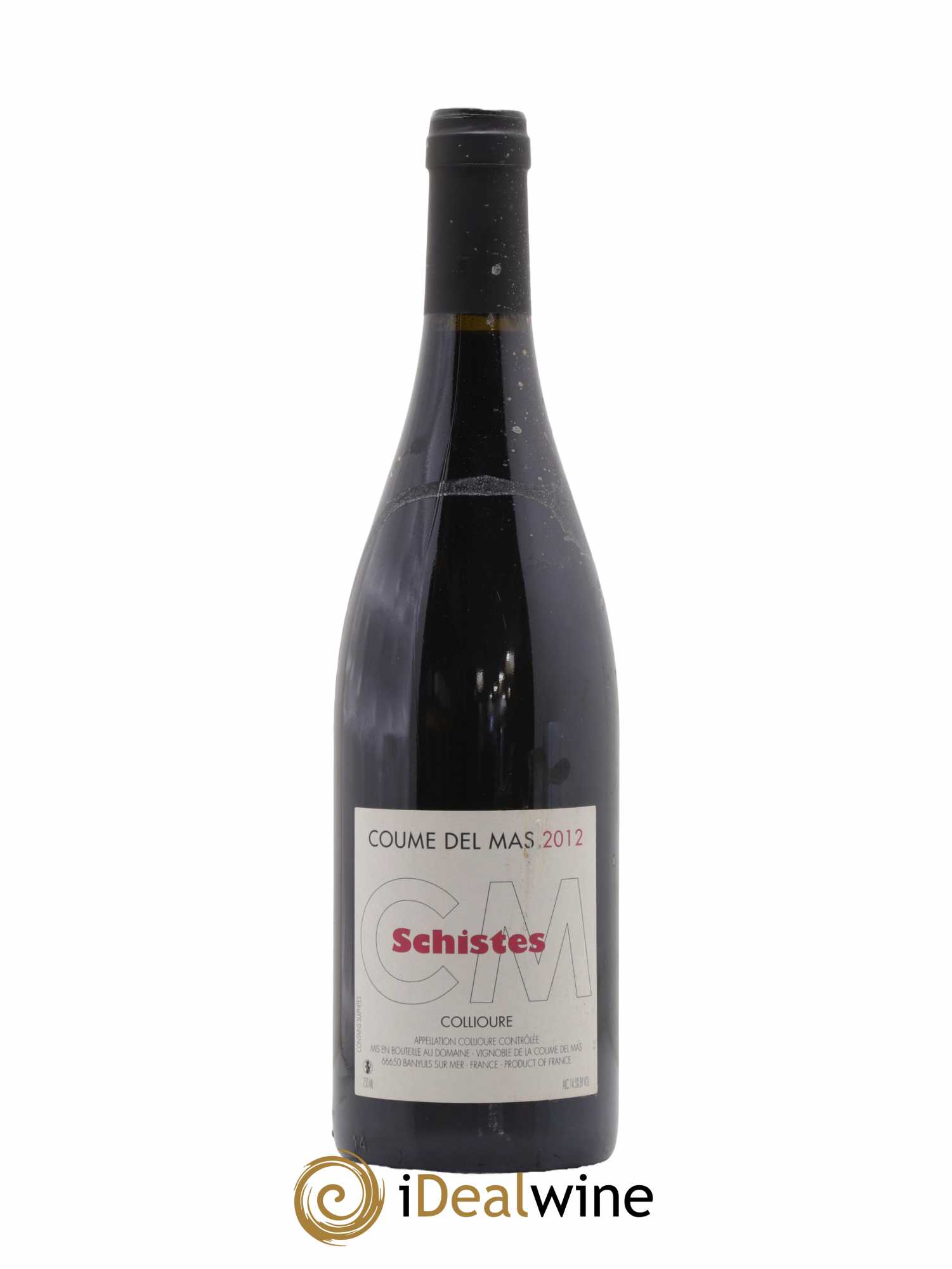 Collioure Coume del Mas Schistes 2012 - Lot de 1 bouteille - 0