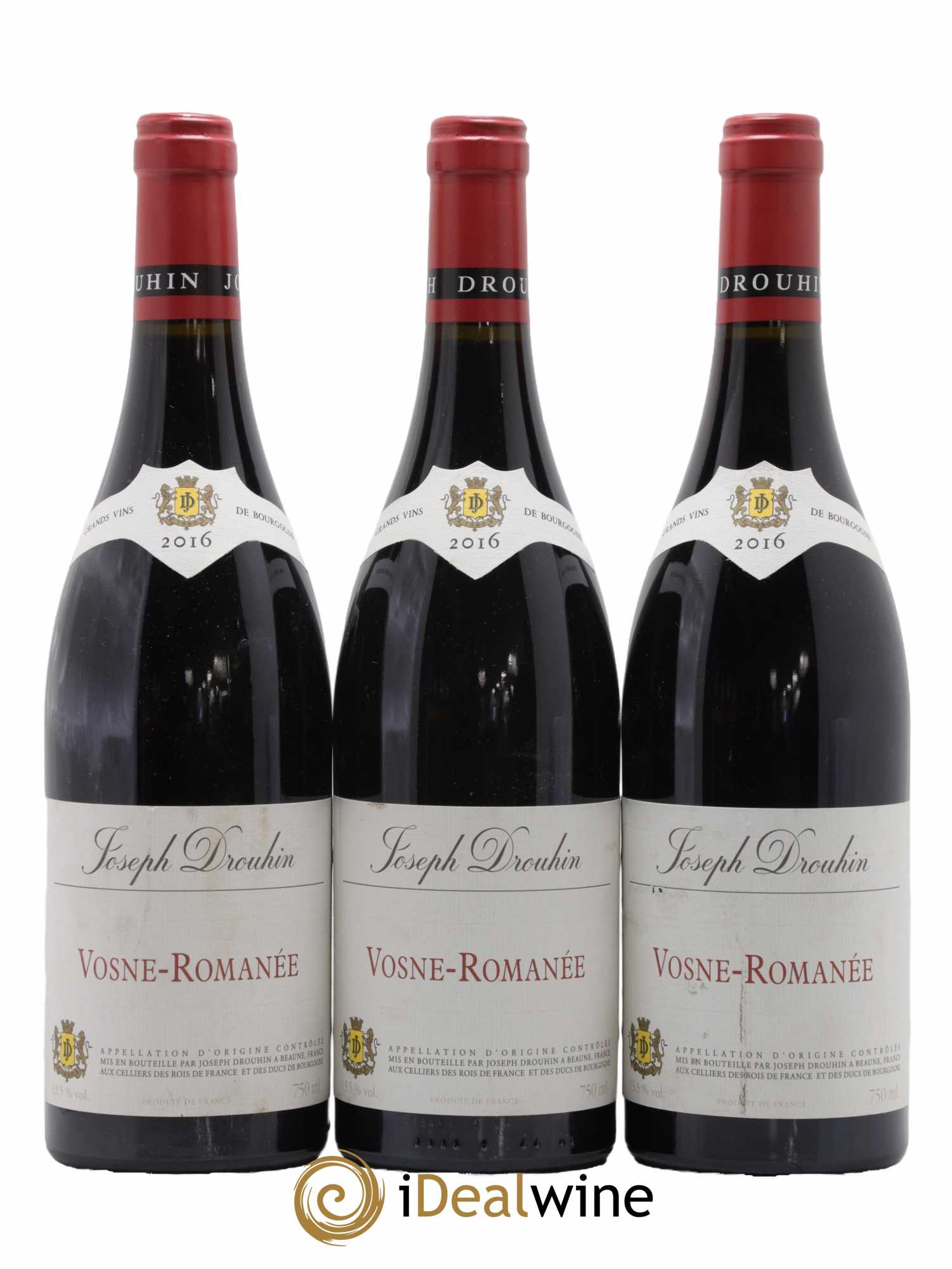 Vosne-Romanée Joseph Drouhin 2016 - Lot de 3 bouteilles - 0