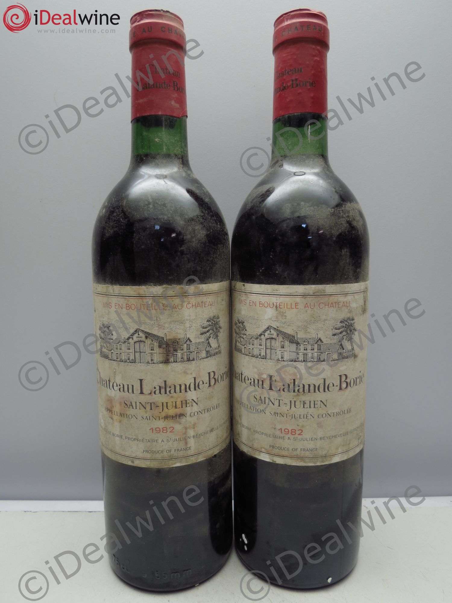 Château Lalande Borie 1982 - Lot de 2 bouteilles - 0