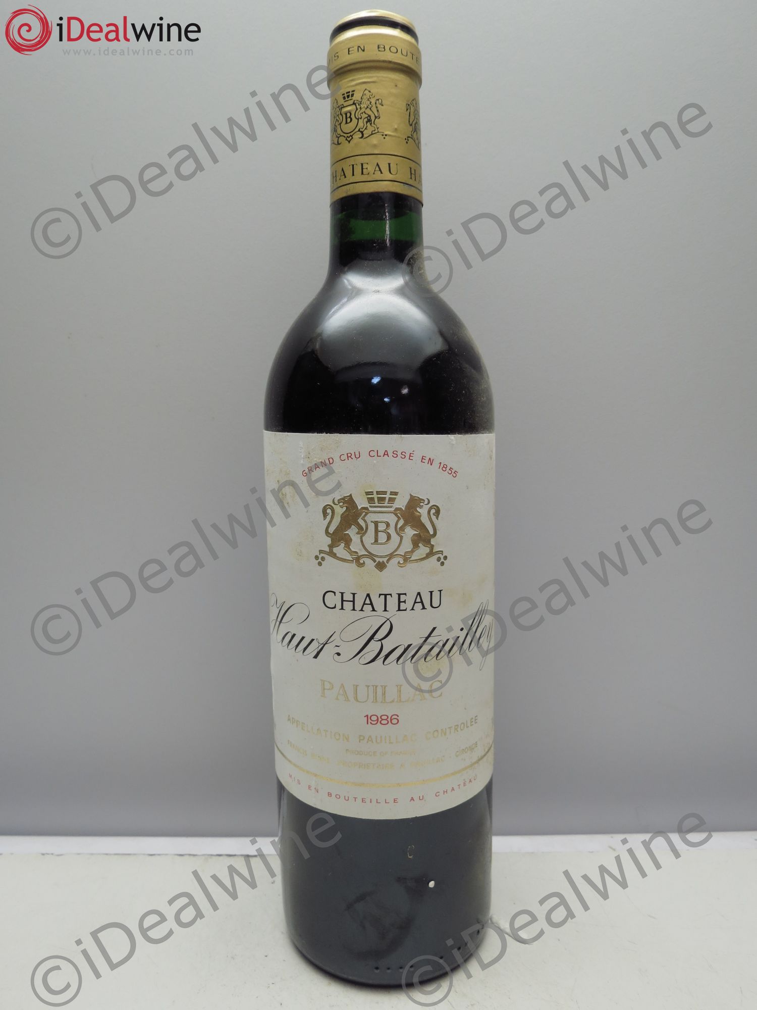 Château Haut Batailley 5ème Grand Cru Classé 1986 - Lot de 1 bouteille - 0