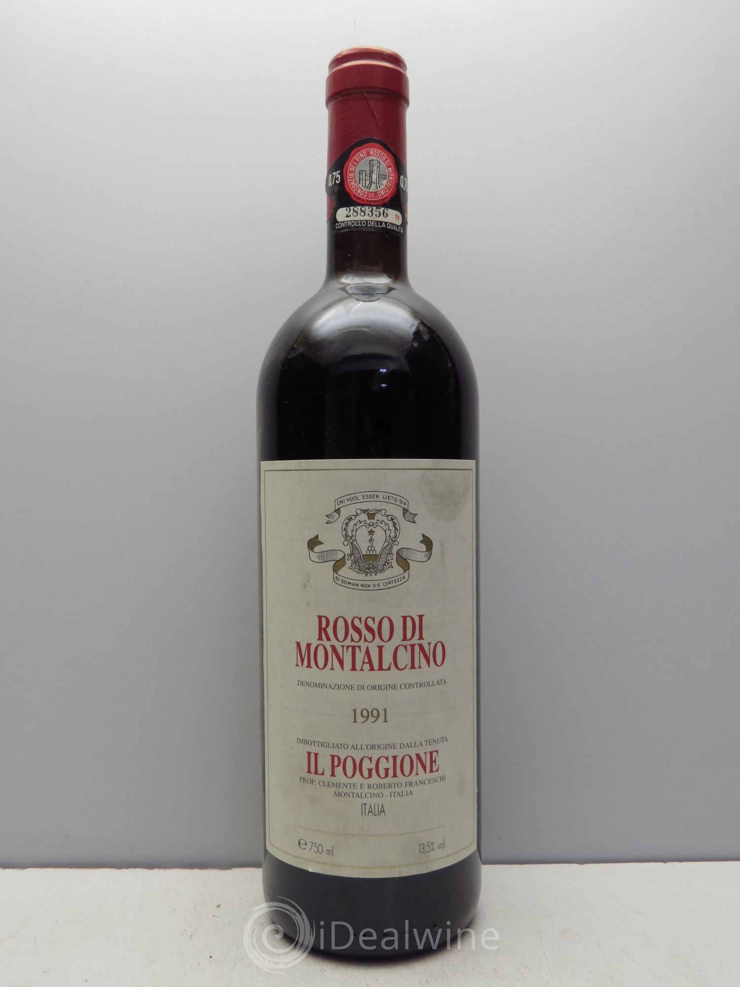 Rosso di Montalcino Conti Costanti DOC (sans prix de réserve / no reserve) 1991 - Posten von 1 Flasche - 0