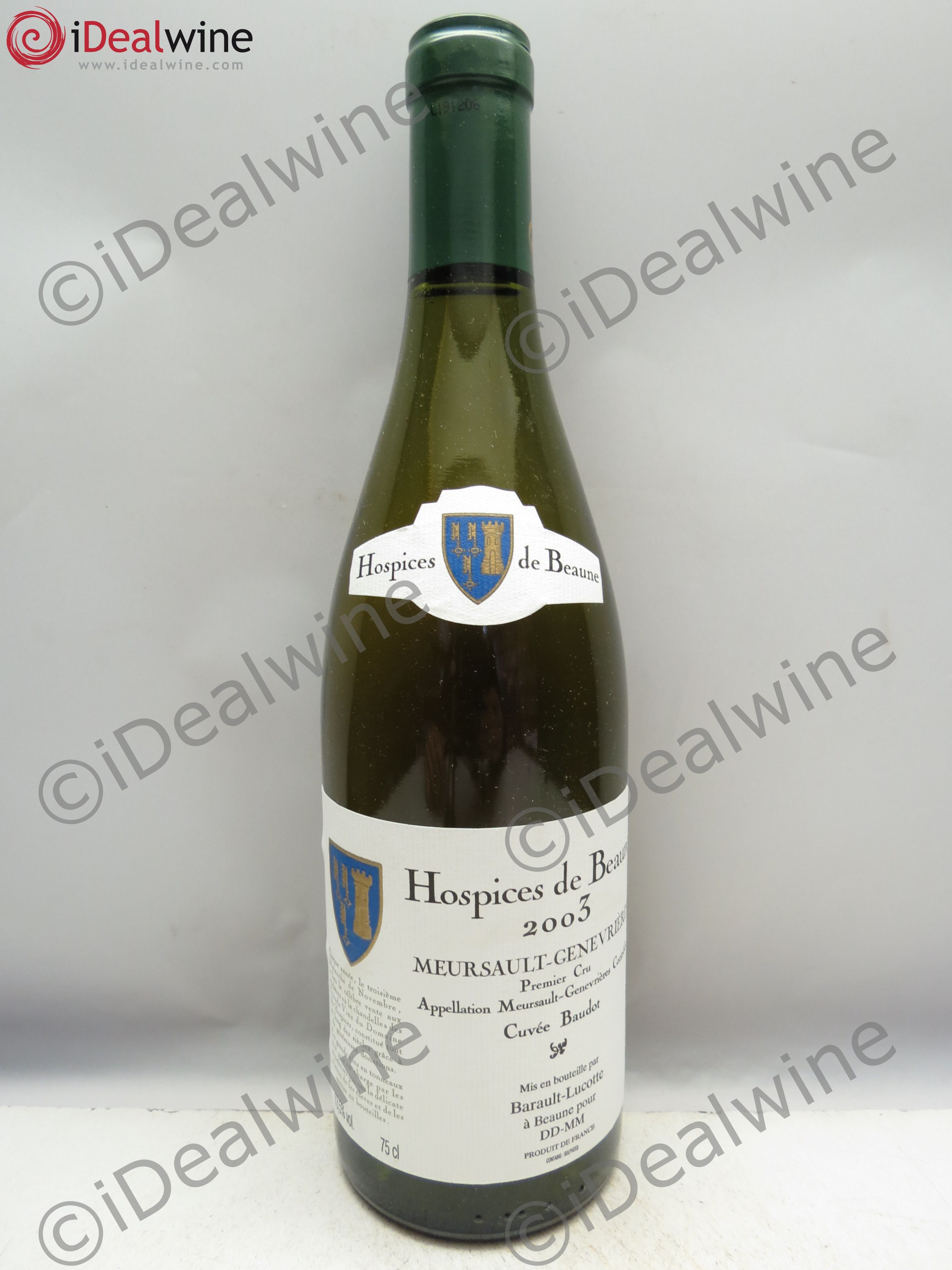 Meursault 1er Cru Cuvée Baudot 2003 - Posten von 1 Flasche - 0