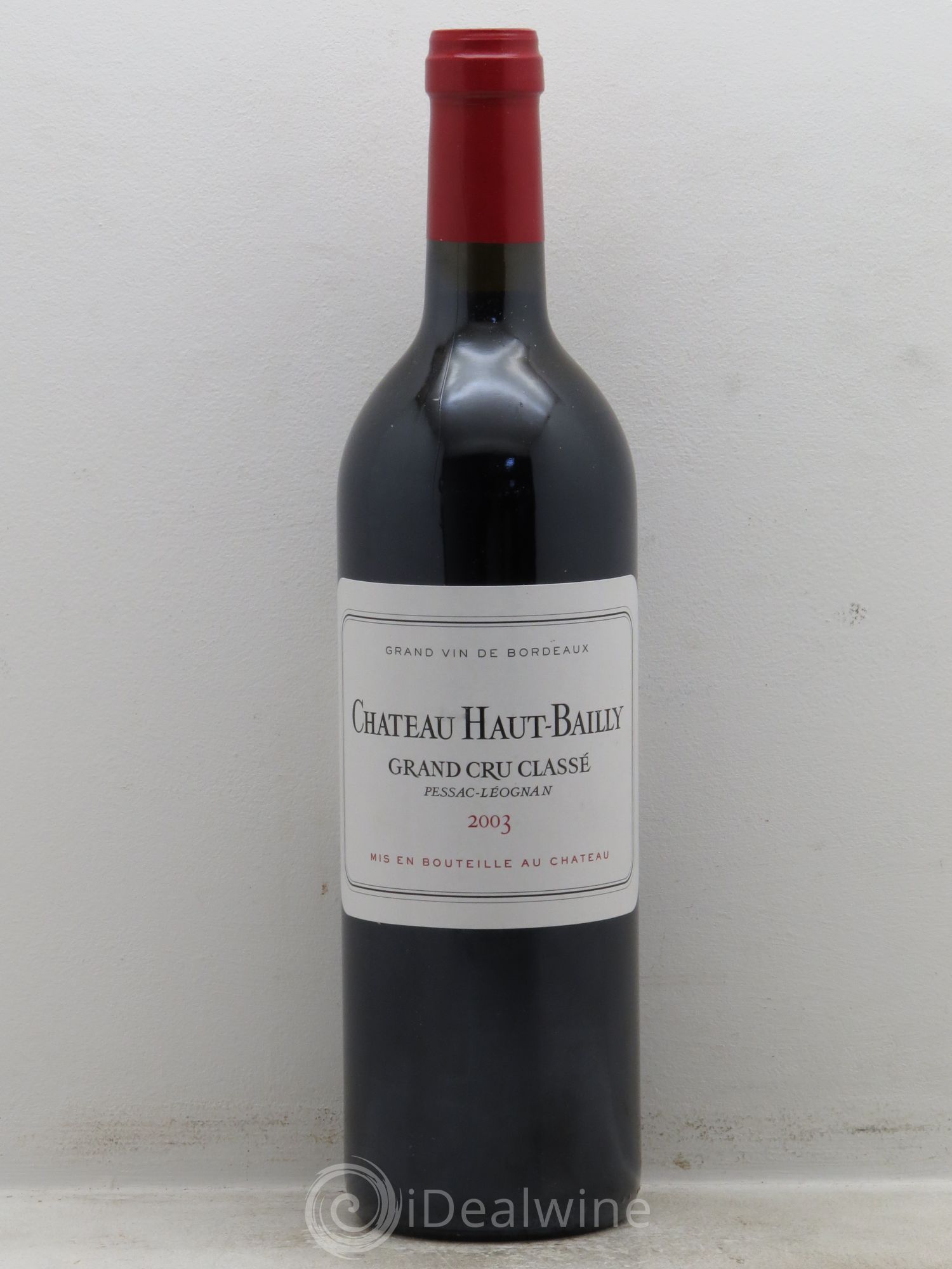 Château Haut-Bailly Cru Classé de Graves 2003 - Lot de 6 bouteilles - 0