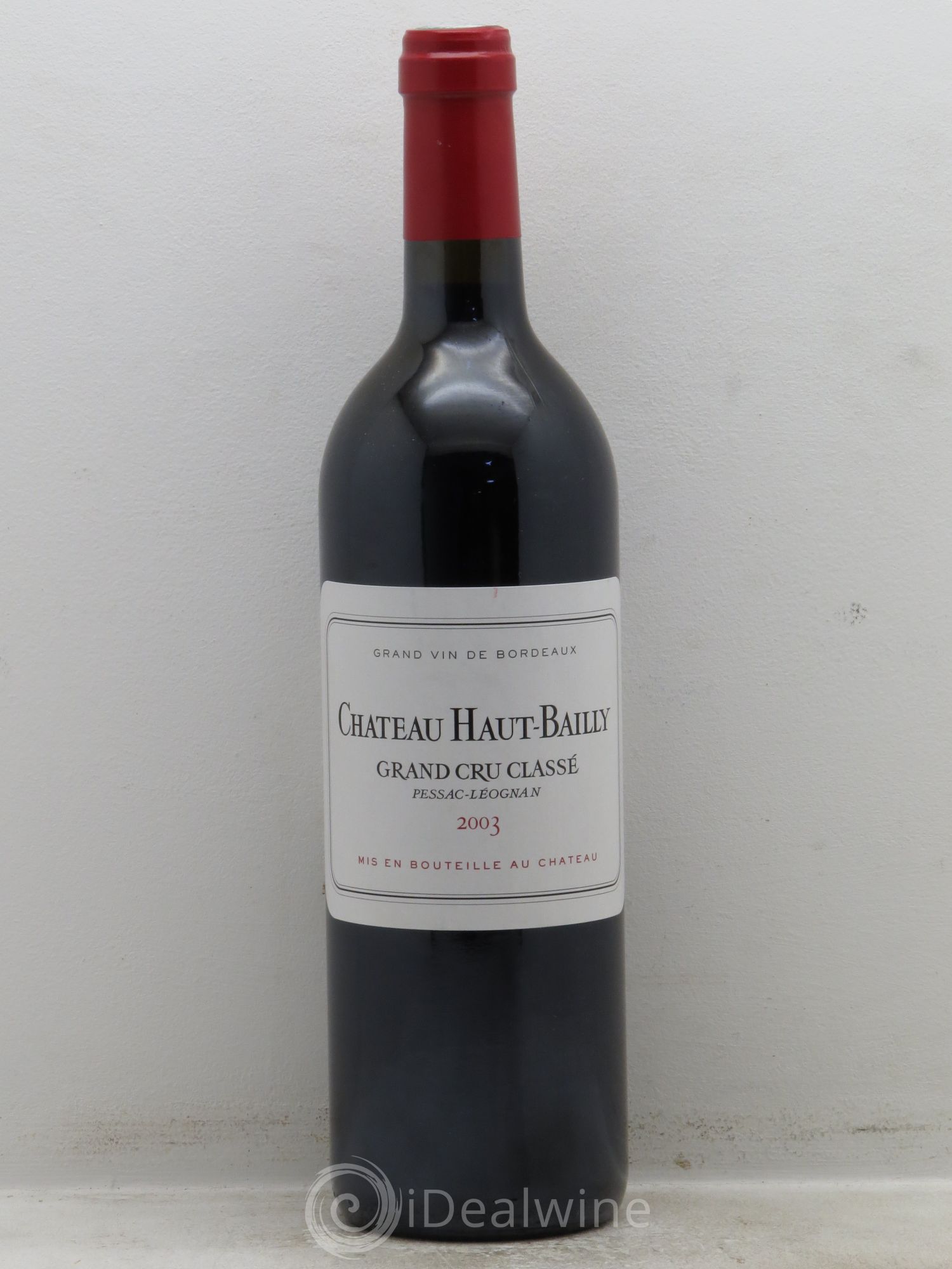 Château Haut-Bailly Cru Classé de Graves 2003 - Lot de 1 bouteille - 0