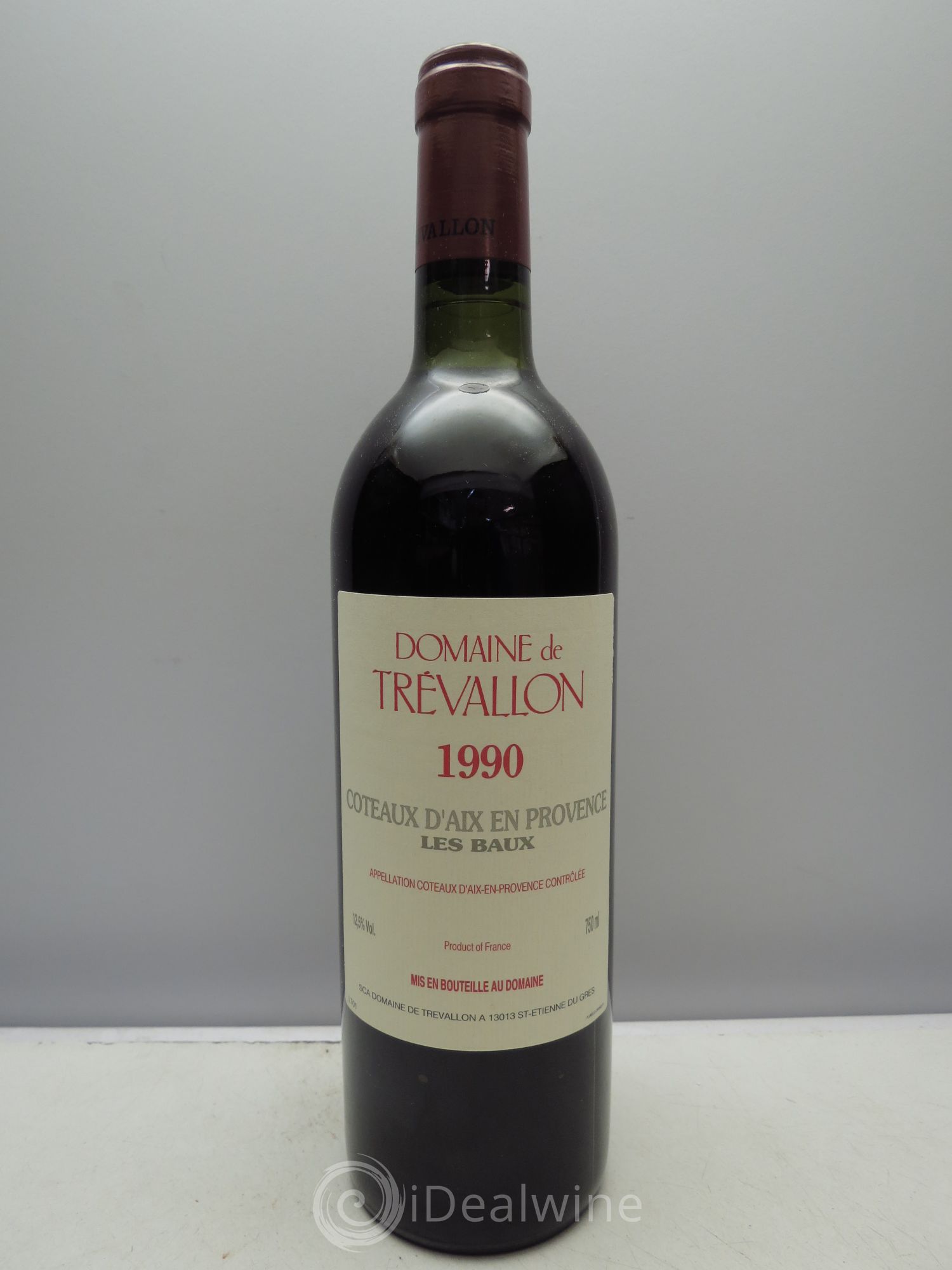 Coteaux d'Aix-en-Provence Trévallon (Domaine de) Eloi Dürrbach 1990 - Lot de 1 bouteille - 0