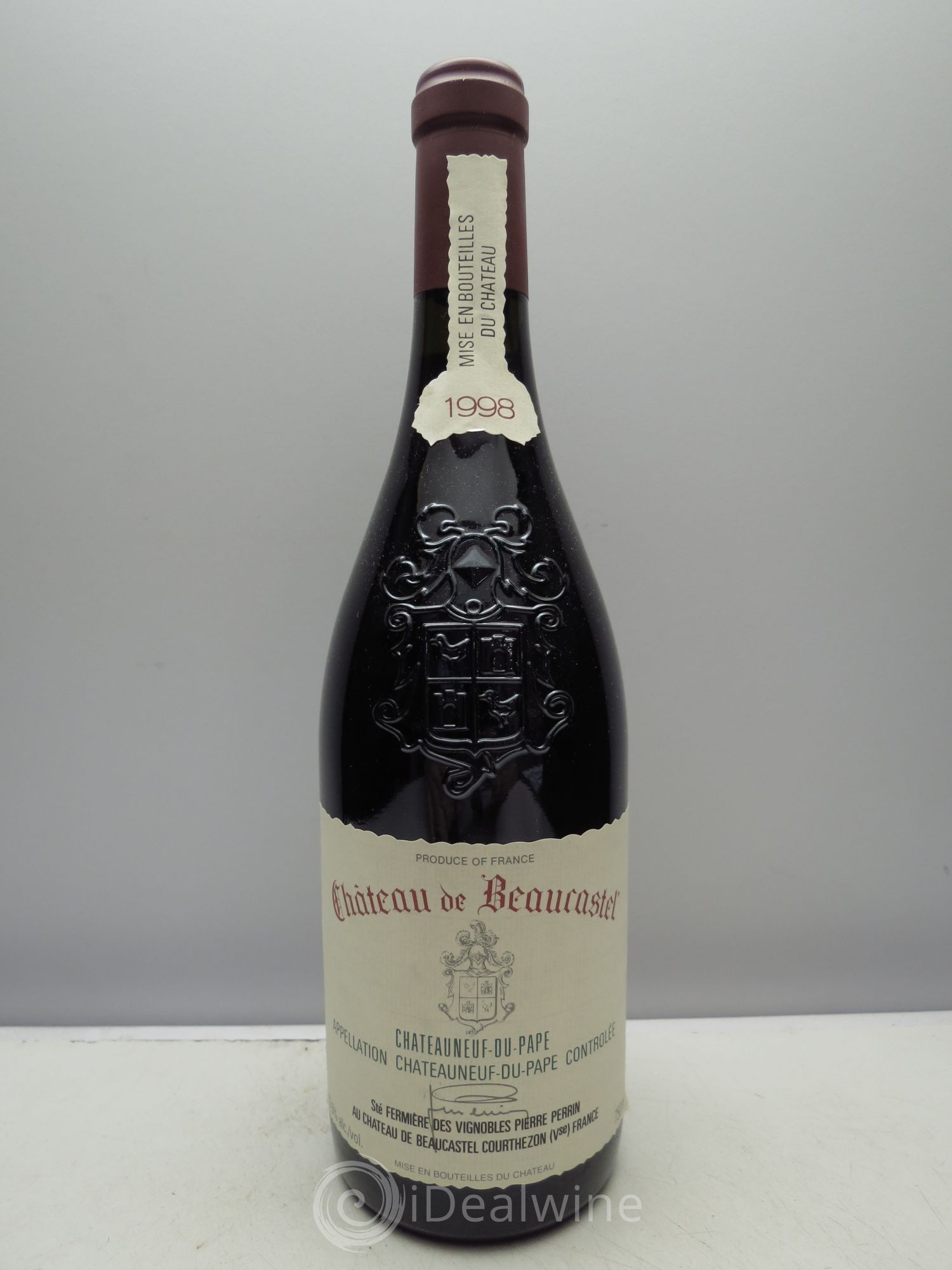 Châteauneuf-du-Pape Château de Beaucastel Famille Perrin 1998 - Lot de 1 bouteille - 0
