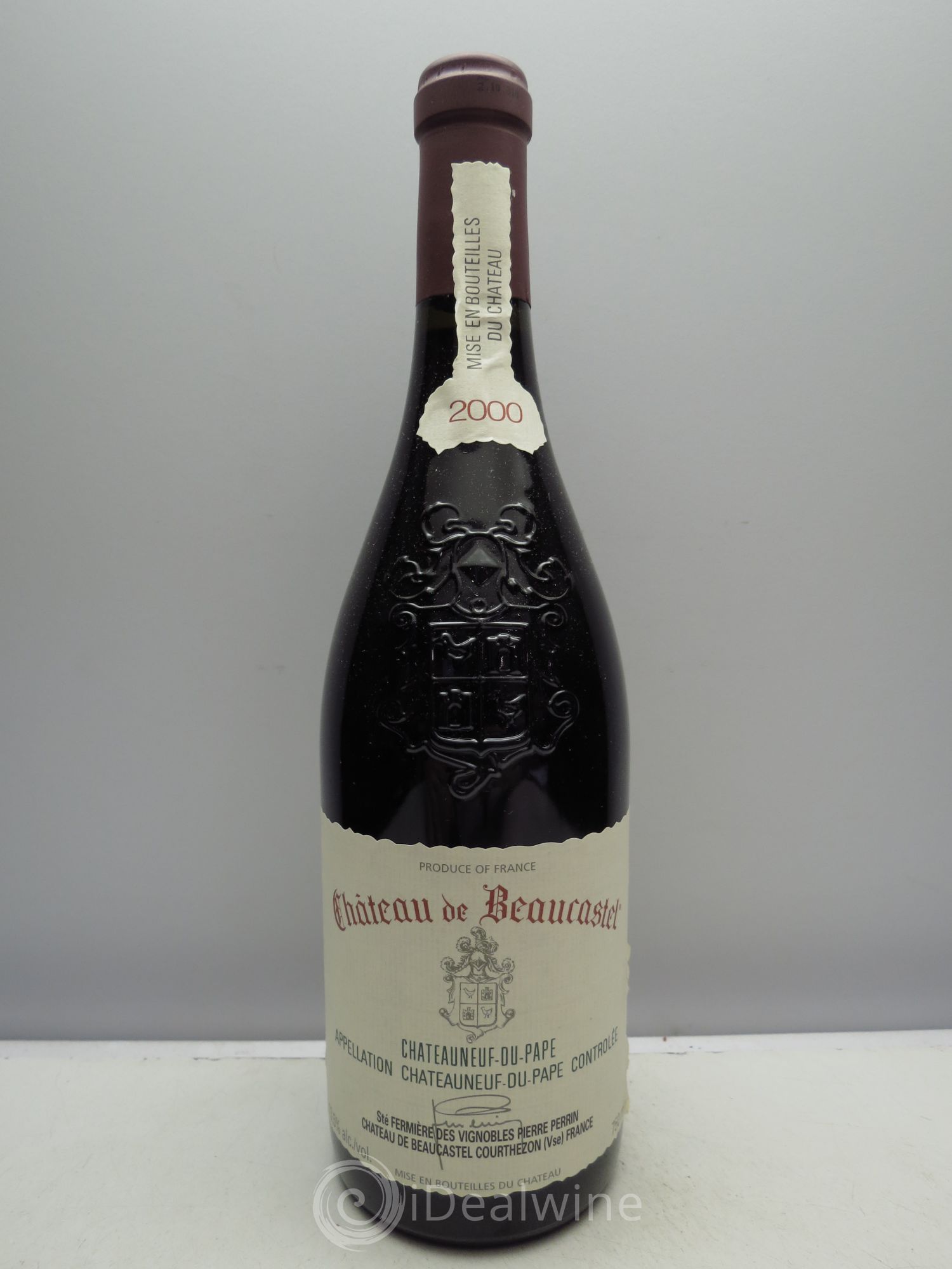 Châteauneuf-du-Pape Château de Beaucastel Famille Perrin 2000 - Lot de 1 bouteille - 0