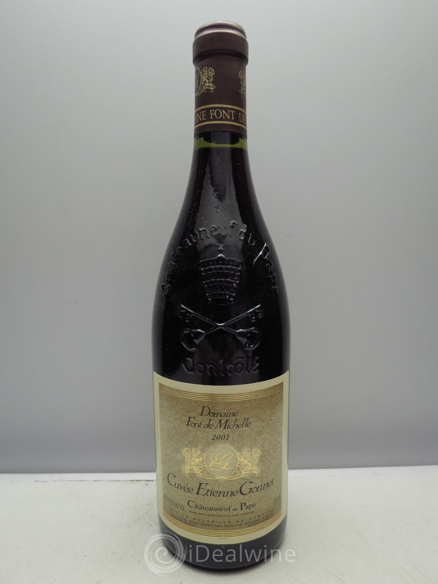 Châteauneuf-du-Pape Domaine Font de Michelle Cuvée Etienne Gonnet Famille Gonnet 2001 - Lot de 1 bouteille - 0