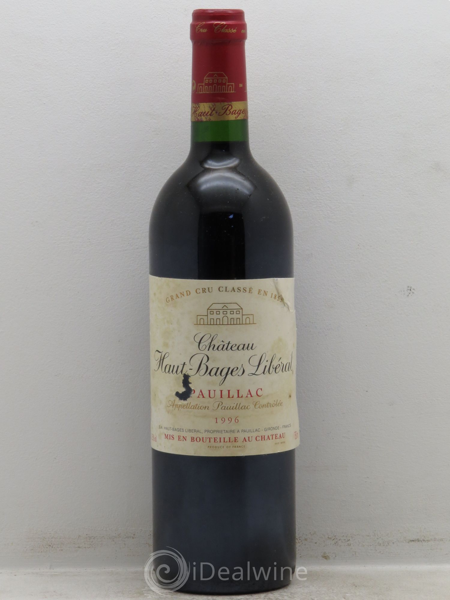 Château Haut Bages Libéral 5ème Grand Cru Classé 1996 - Lot de 12 bouteilles - 0