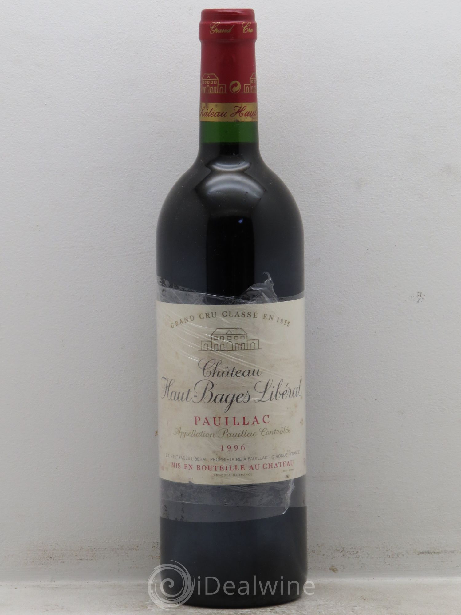 Château Haut Bages Libéral 5ème Grand Cru Classé 1996 - Lot de 1 bouteille - 0