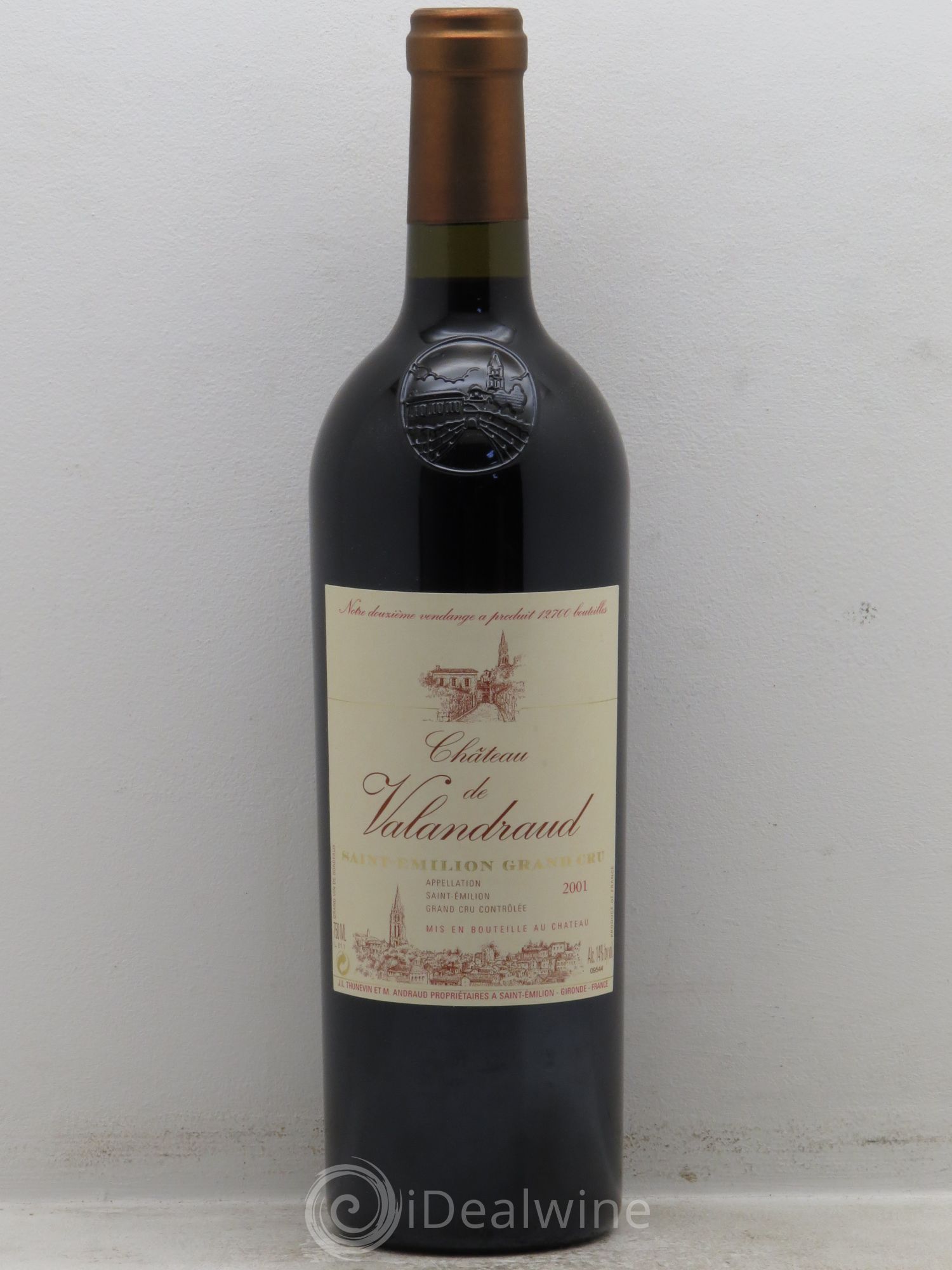 Château de Valandraud 2001 - Lot de 6 bouteilles - 0
