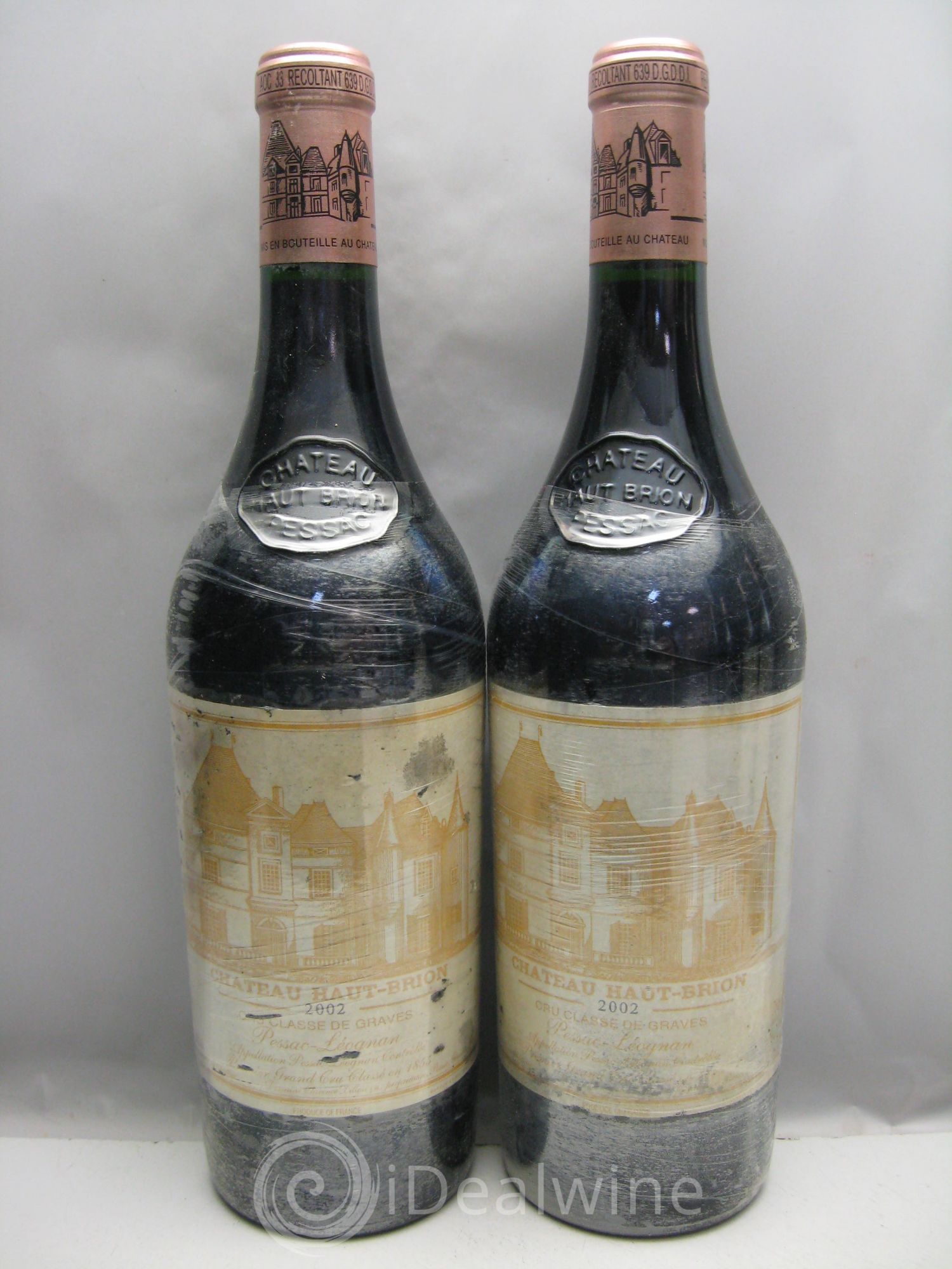 Château Haut Brion 1er Grand Cru Classé 2002 - Lot de 6 bouteilles - 0