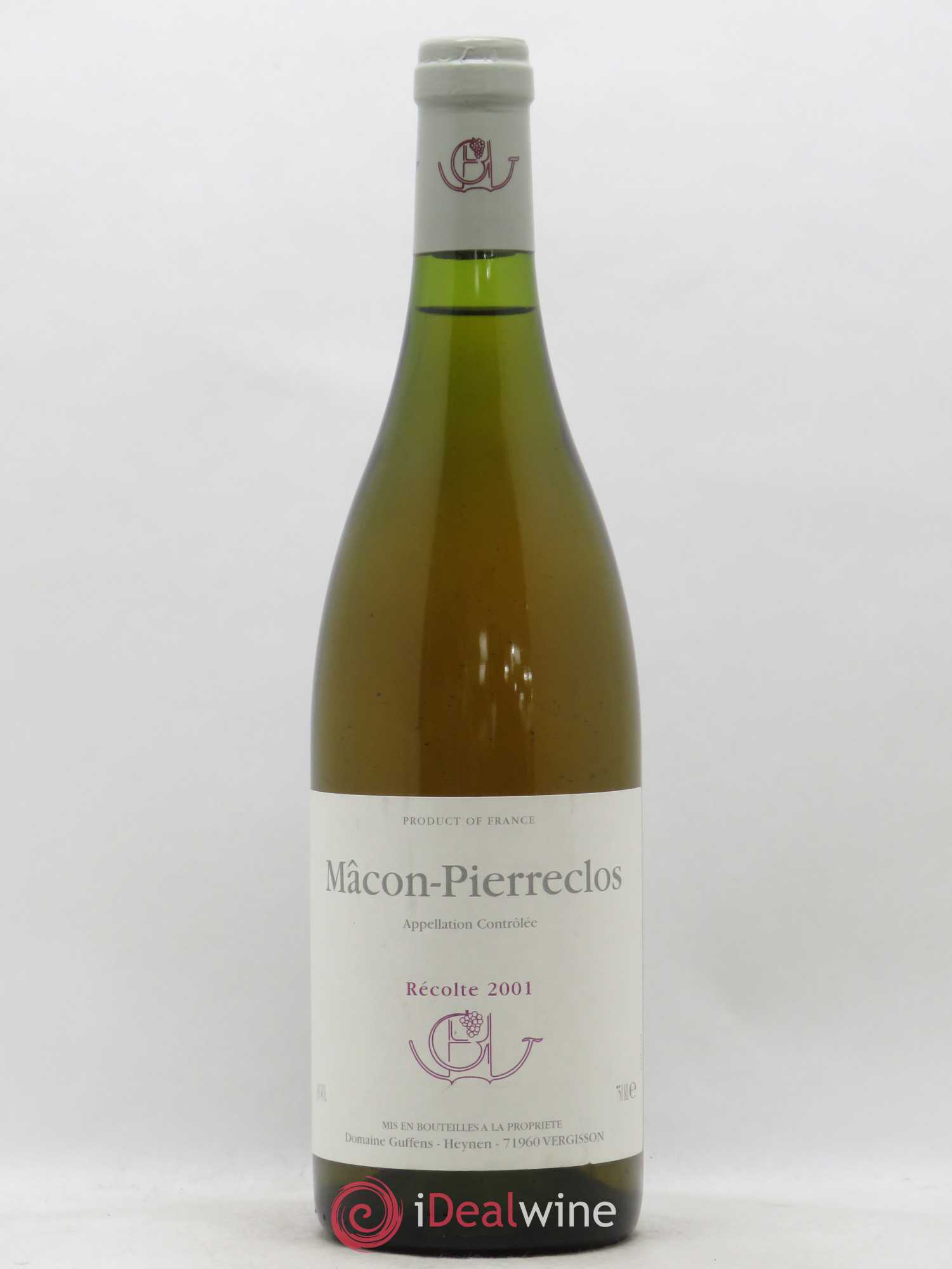 Mâcon Pierreclos Guffens-Heynen 2001 - Posten von 1 Flasche - 0