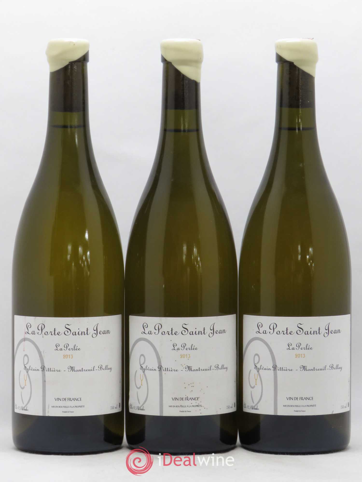 Vin de France La Perlée La Porte Saint Jean 2013 - Lot de 3 bouteilles - 0