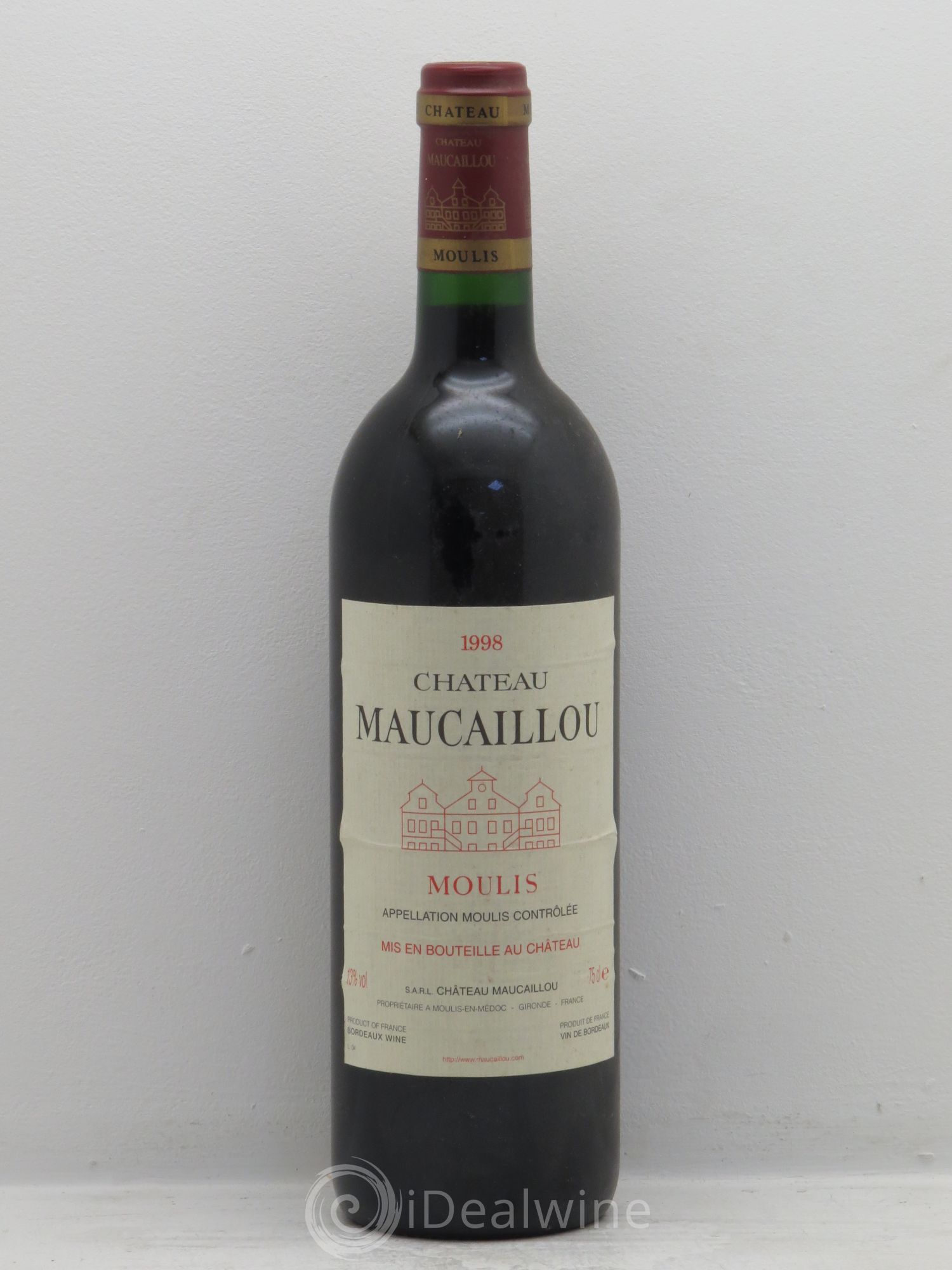 Château Maucaillou 1998 - Lot de 1 bouteille - 0