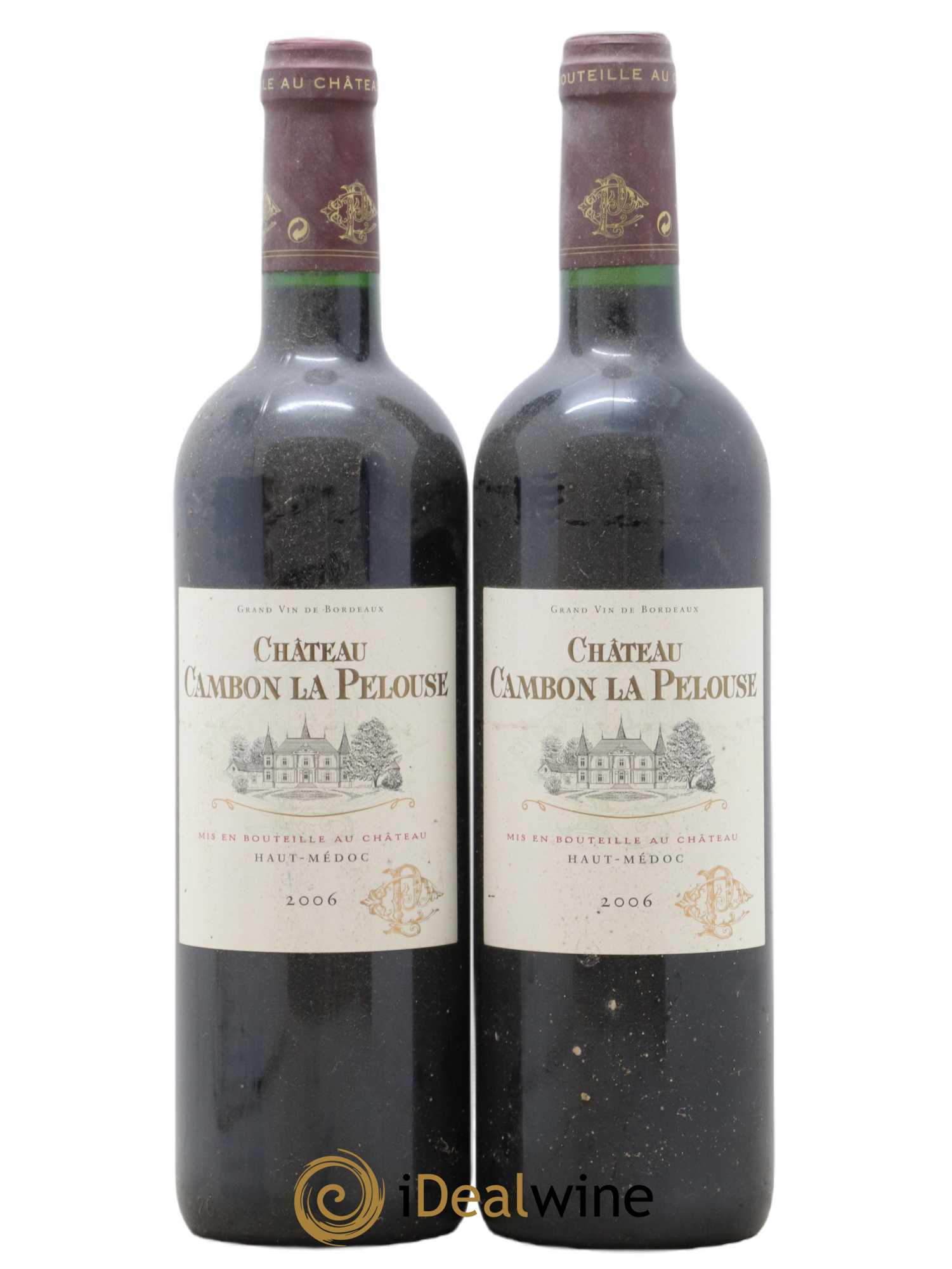 Château Cambon la Pelouse Cru Bourgeois 2006 - Lot de 2 bouteilles - 0