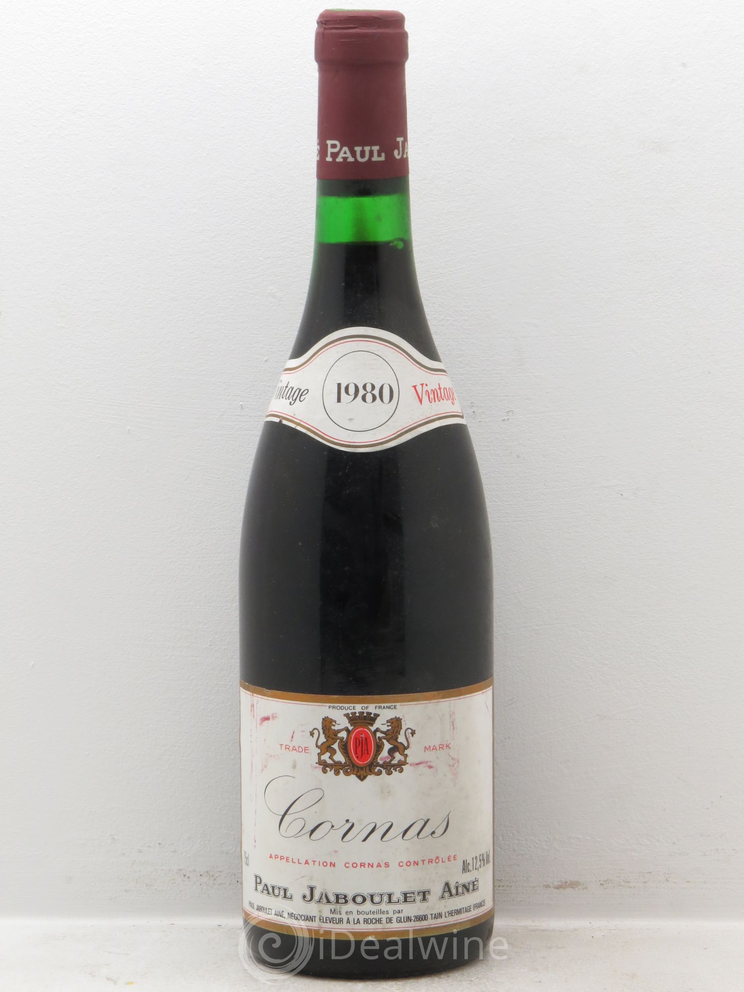 Cornas Paul Jaboulet Ainé (senza prezzo di riserva) 1980 - Lotto di 1 bottiglia - 0