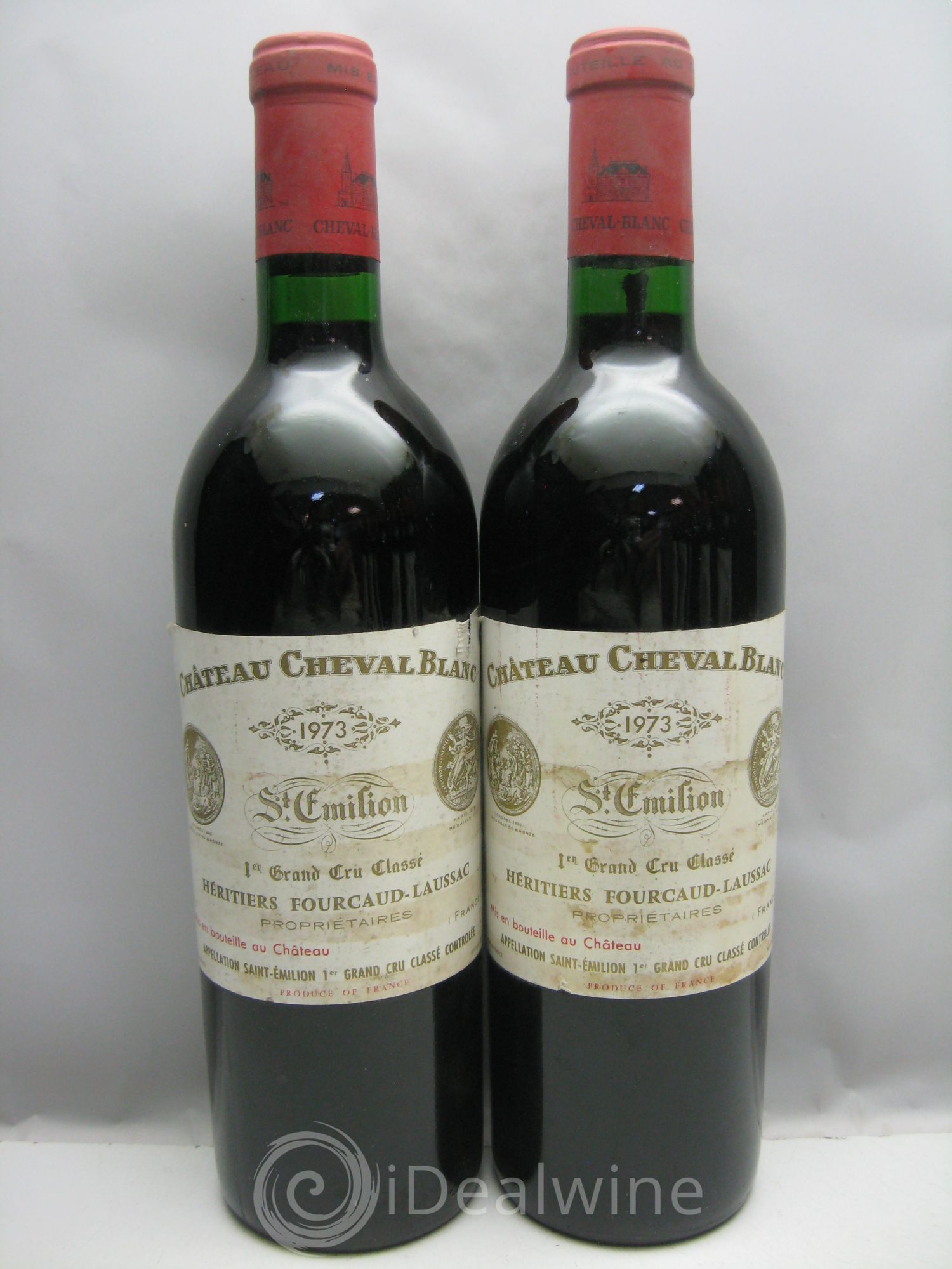 Château Cheval Blanc 1er Grand Cru Classé A 1973 - Lot de 12 bouteilles - 0