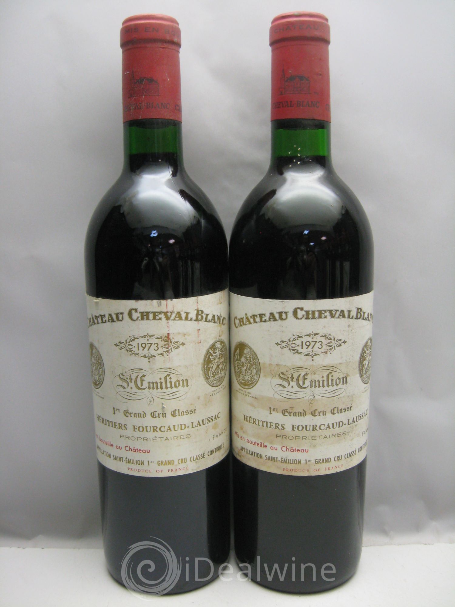 Château Cheval Blanc 1er Grand Cru Classé A 1973 - Lot de 12 bouteilles - 1
