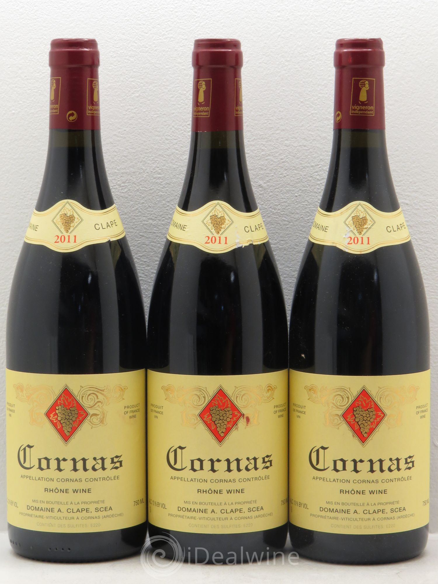 Cornas Auguste Clape 2011 - Posten von 3 Flaschen - 0