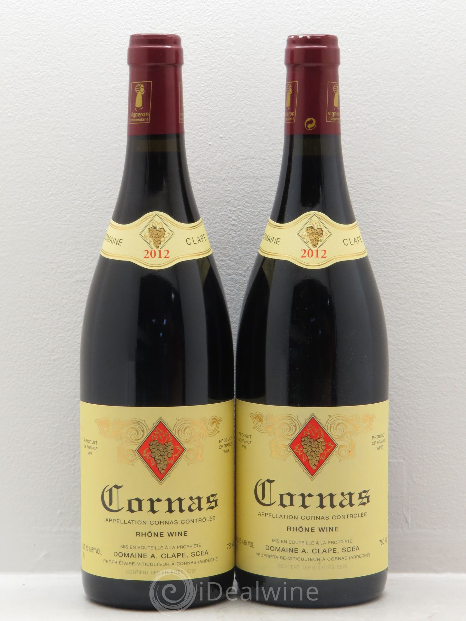 Cornas Auguste Clape 2012 - Lot de 2 bouteilles - 0