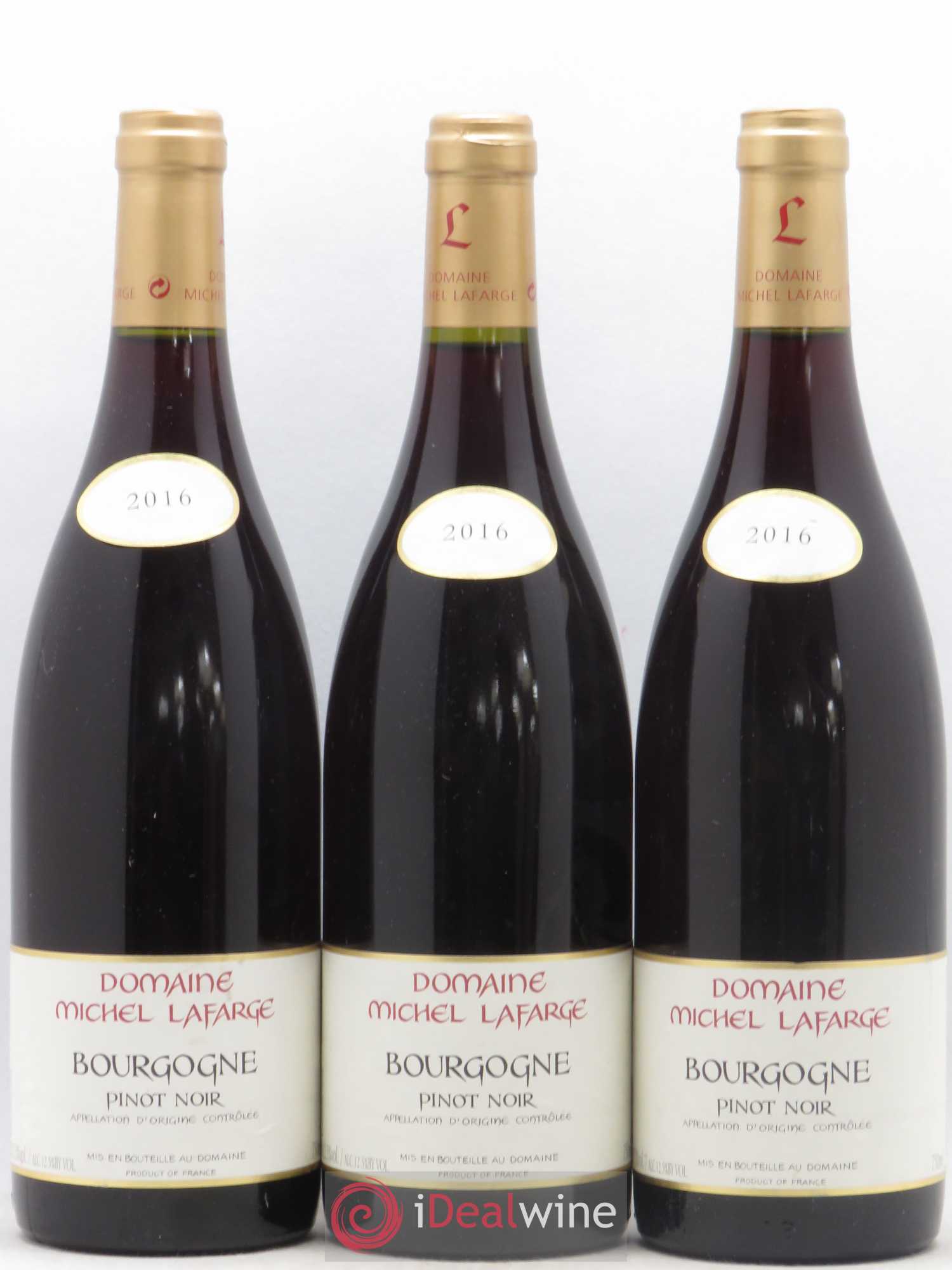 Bourgogne Michel Lafarge 2016 - Lot de 3 bouteilles - 0