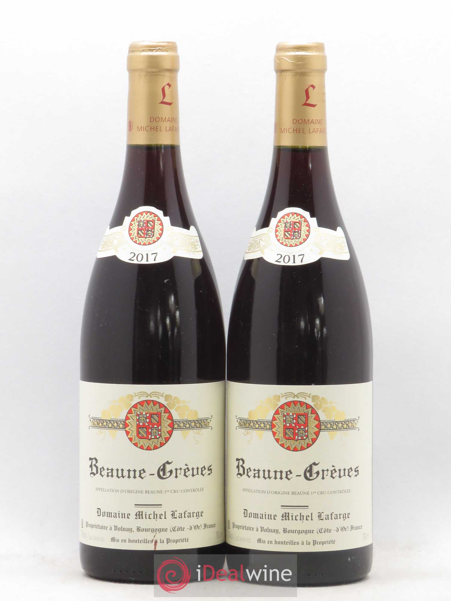 Beaune 1er Cru Grèves Lafarge (Domaine) 2017 - Lot de 2 bouteilles - 0