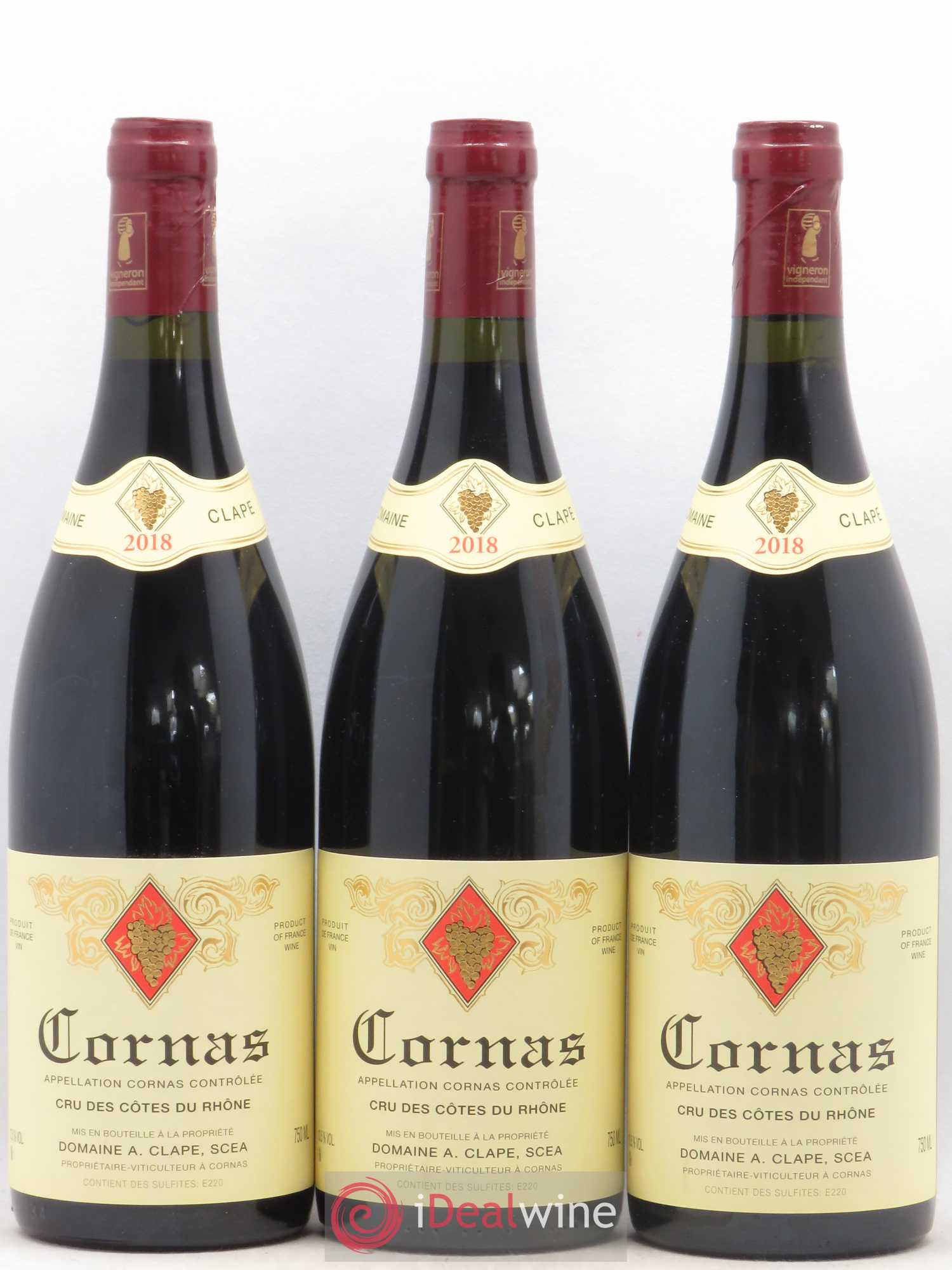 Cornas Auguste Clape 2018 - Posten von 3 Flaschen - 0