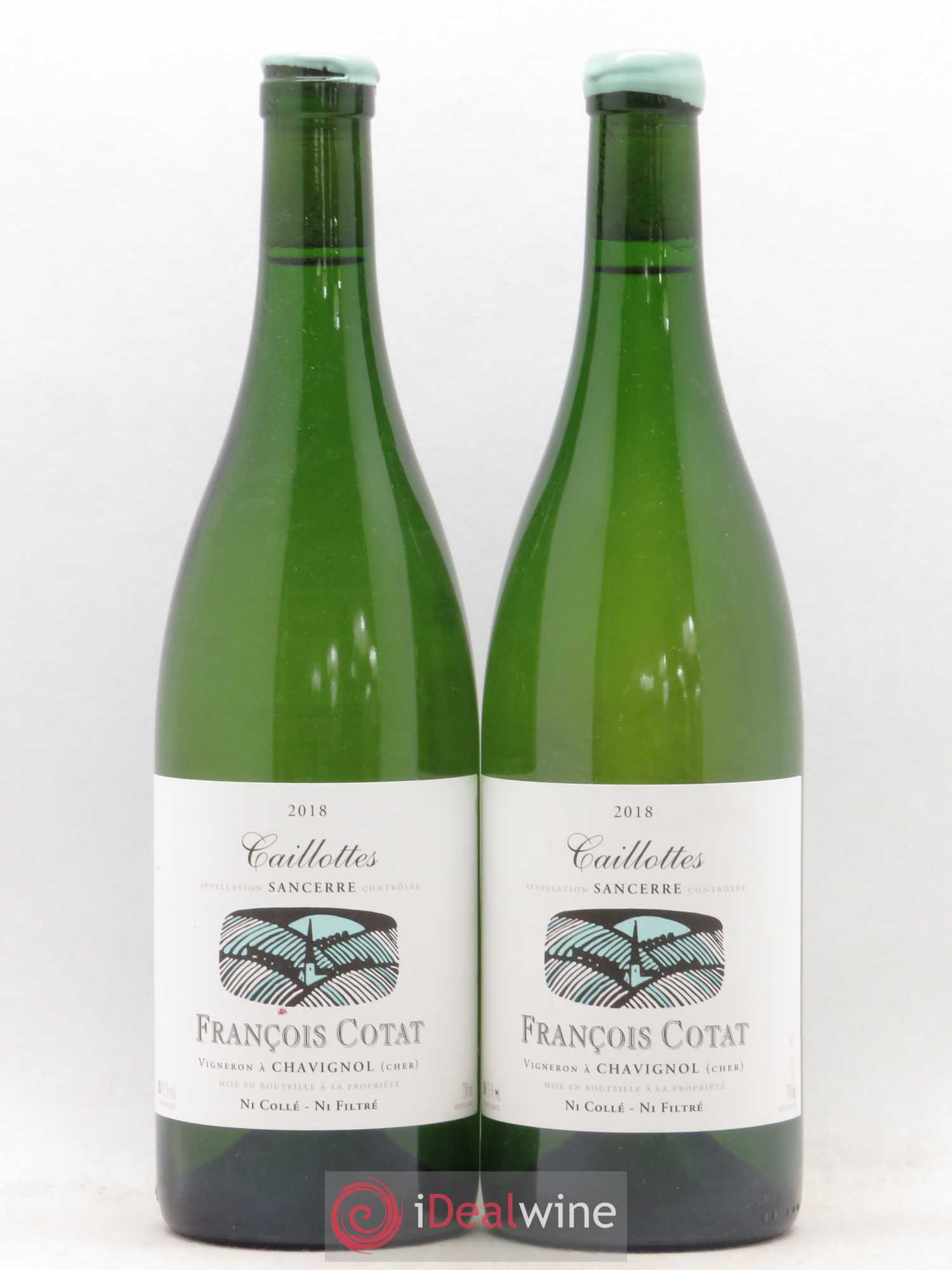Sancerre Les Caillottes François Cotat 2018 - Lot de 2 bouteilles - 0