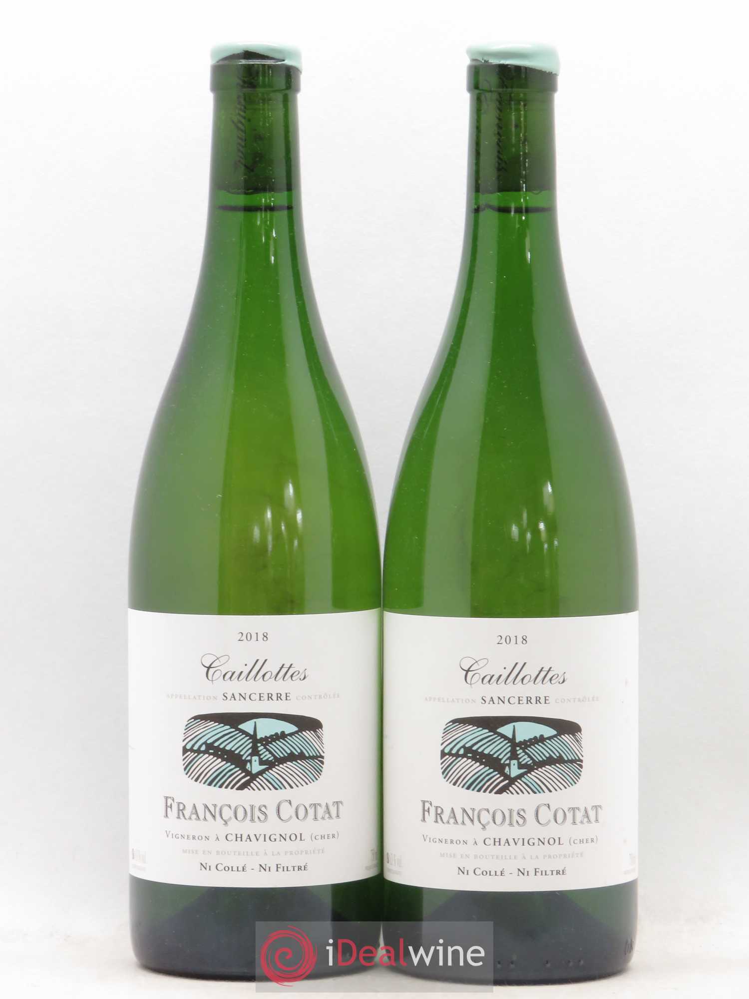 Sancerre Les Caillottes François Cotat 2018 - Lot de 2 bouteilles - 0