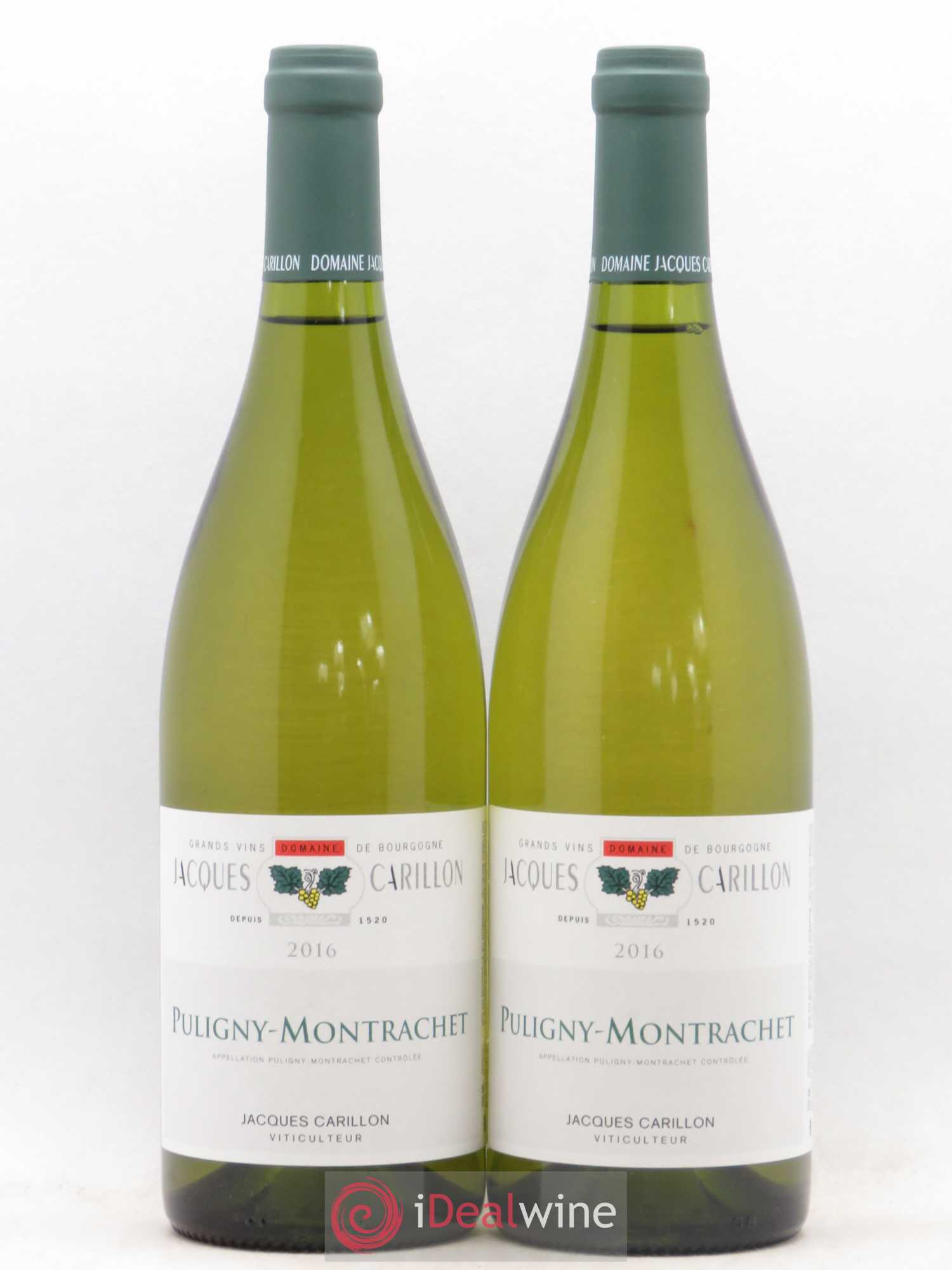 Puligny-Montrachet Jacques Carillon (Domaine) 2016 - Lot de 2 bouteilles - 0